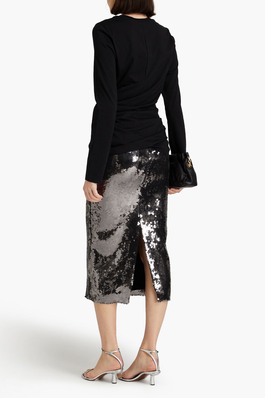 3.1 PHILLIP LIM Draped cotton-jersey top