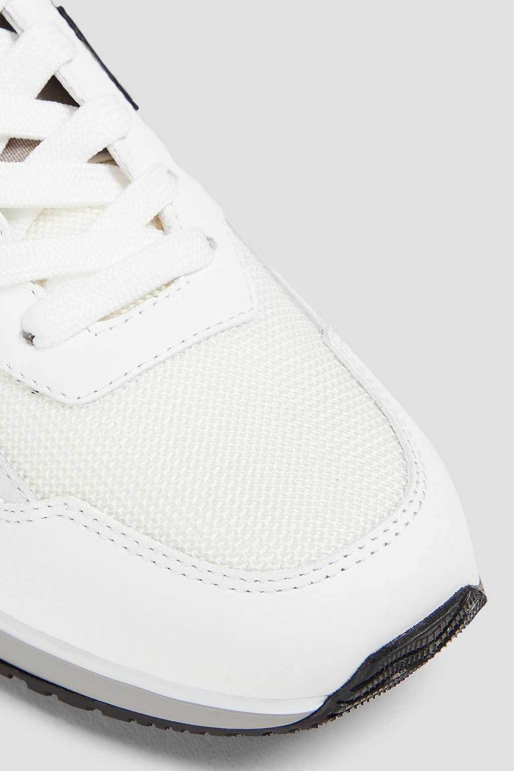HOGAN Mesh and leather sneakers