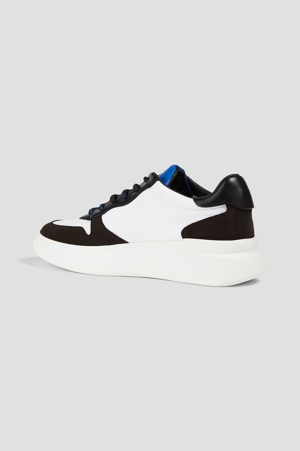 HOGAN Perforated shell and leather sneakers