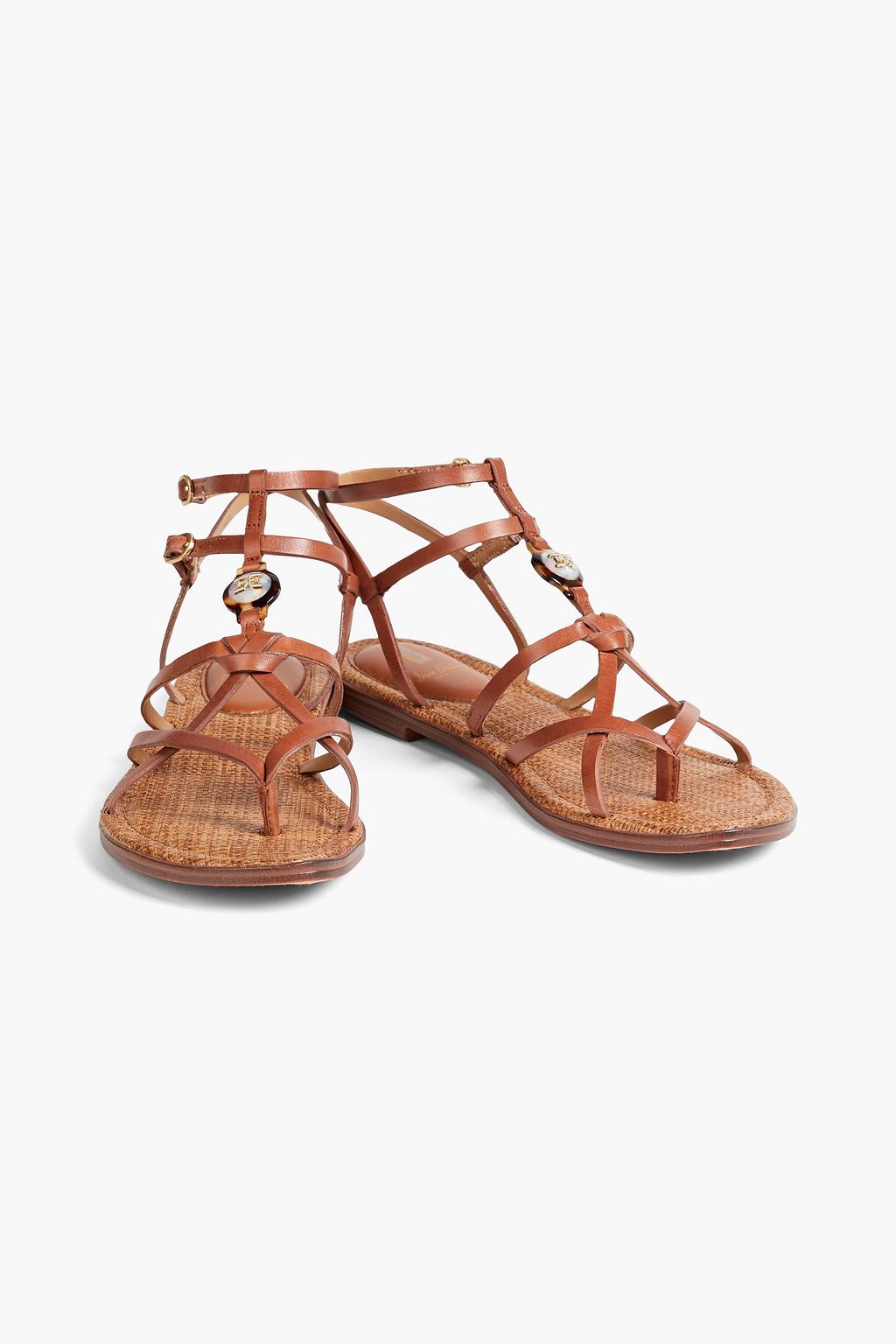 SAM EDELMAN صندل مصنوع من الجلد بتصميم مزركش