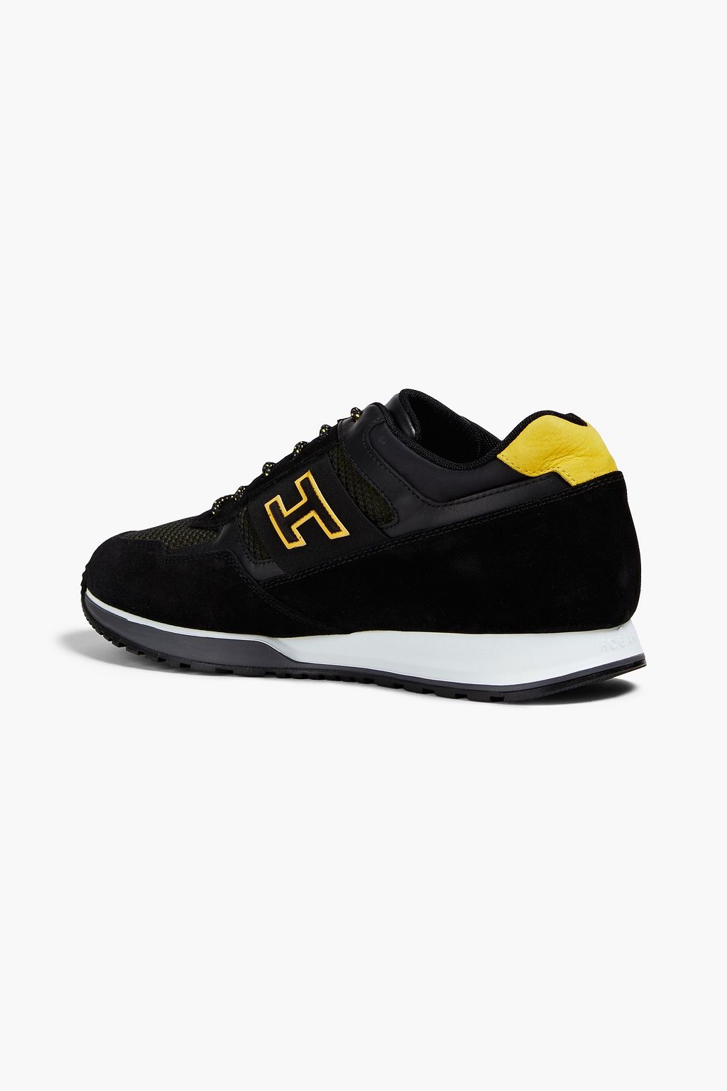 HOGAN Suede and mesh sneakers