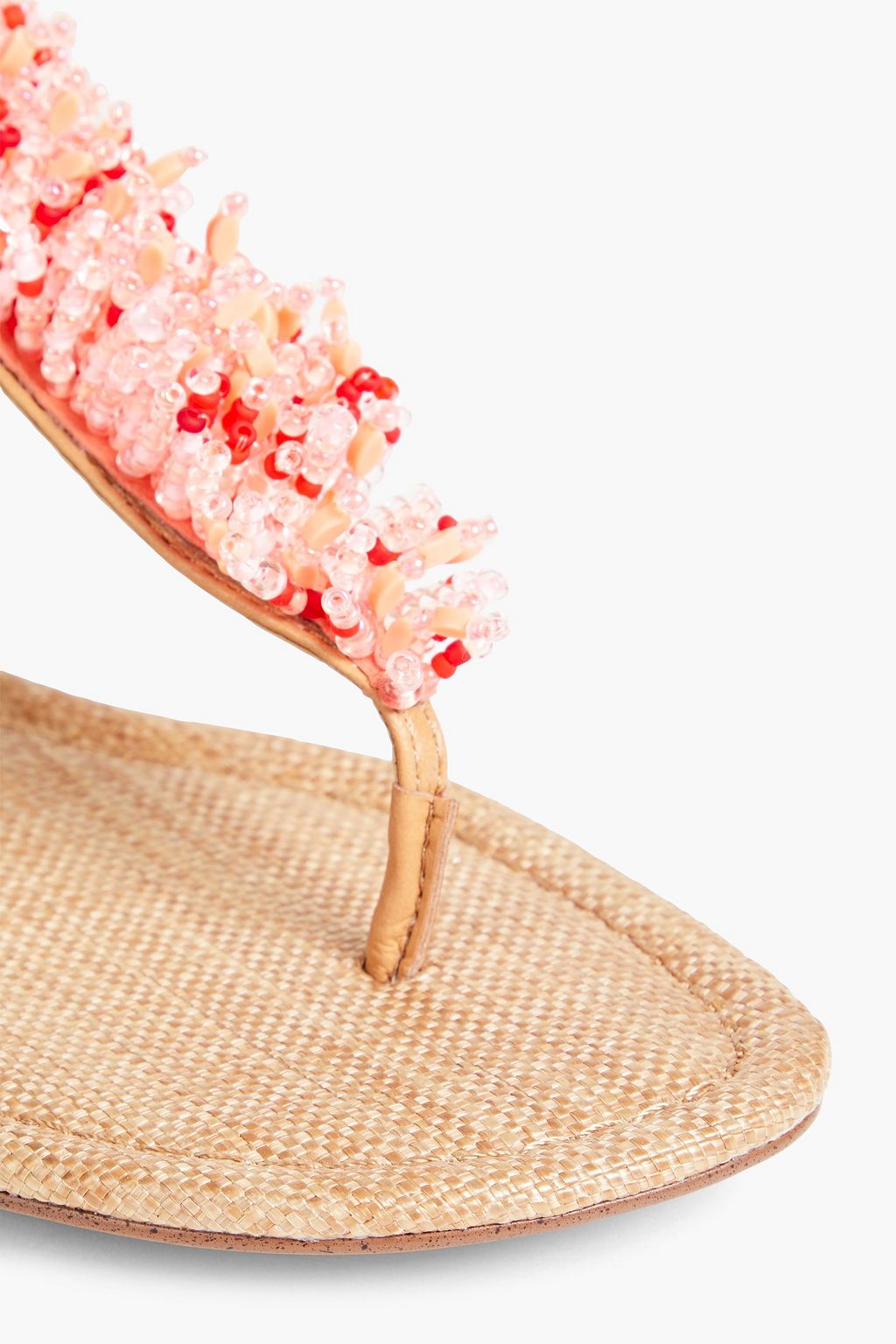 SAM EDELMAN صندل "بريندا" من الجلد الصناعي مزين بالخرز