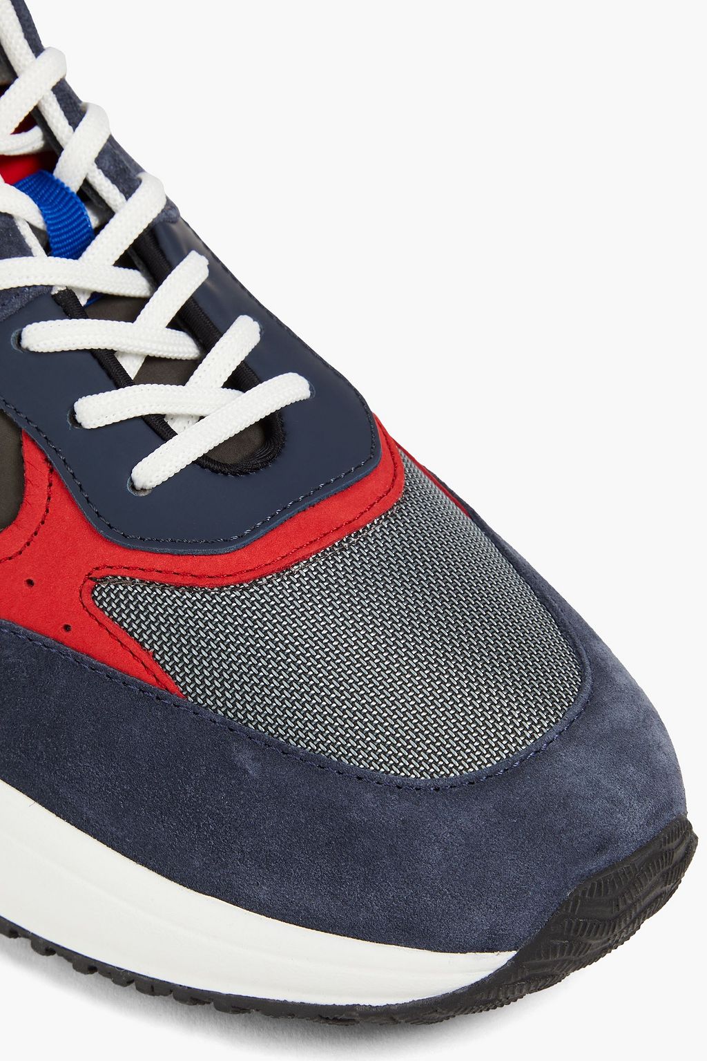 HOGAN Suede and shell sneakers