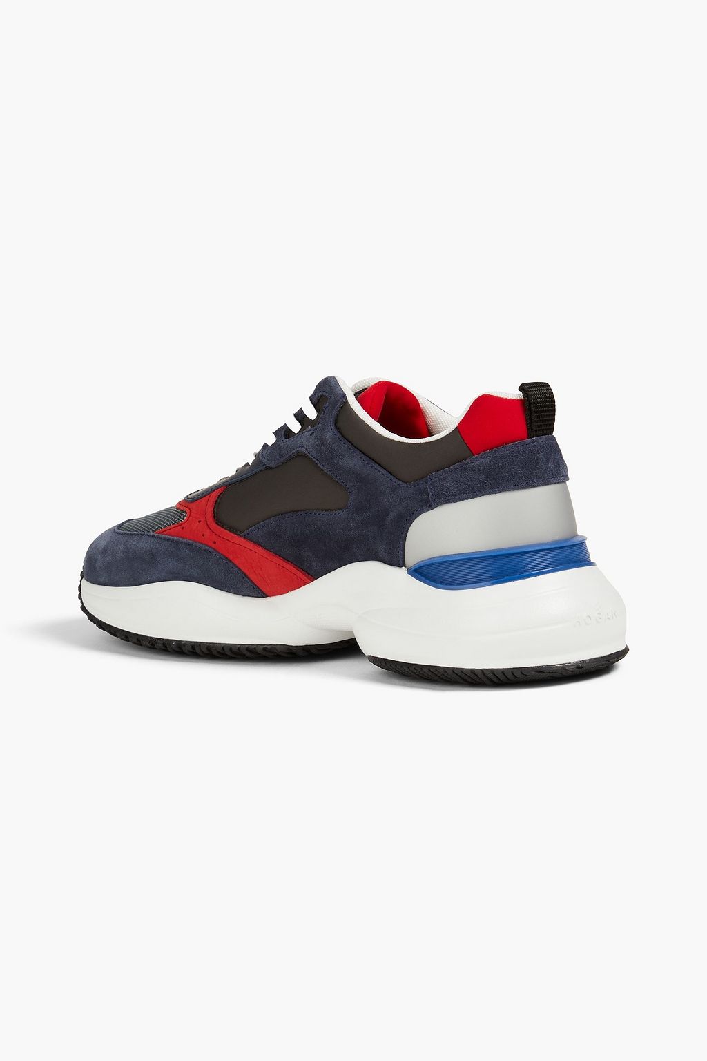 HOGAN Suede and shell sneakers
