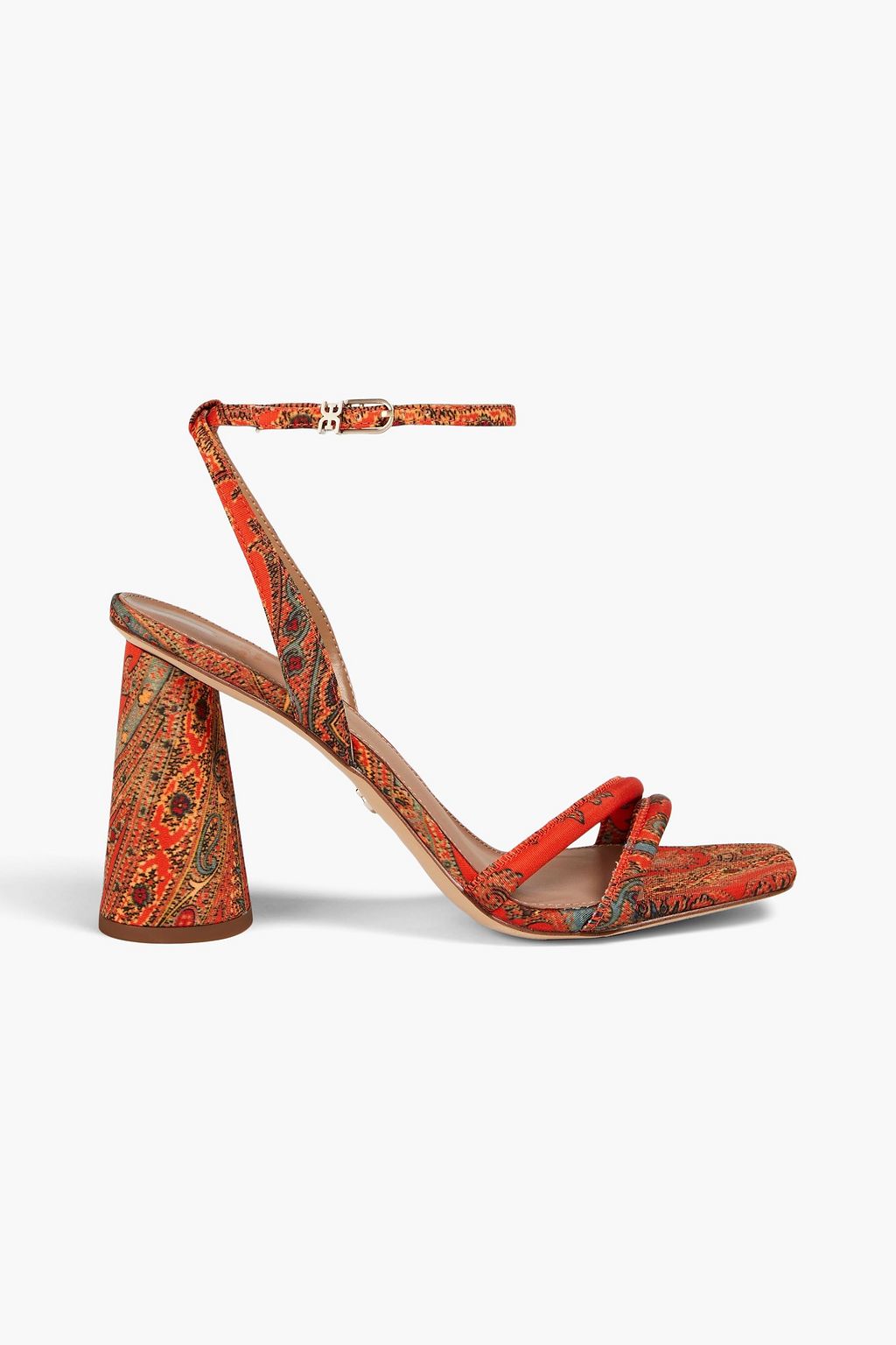 SAM EDELMAN Kia paisley-print falle sandals | THE OUTNET