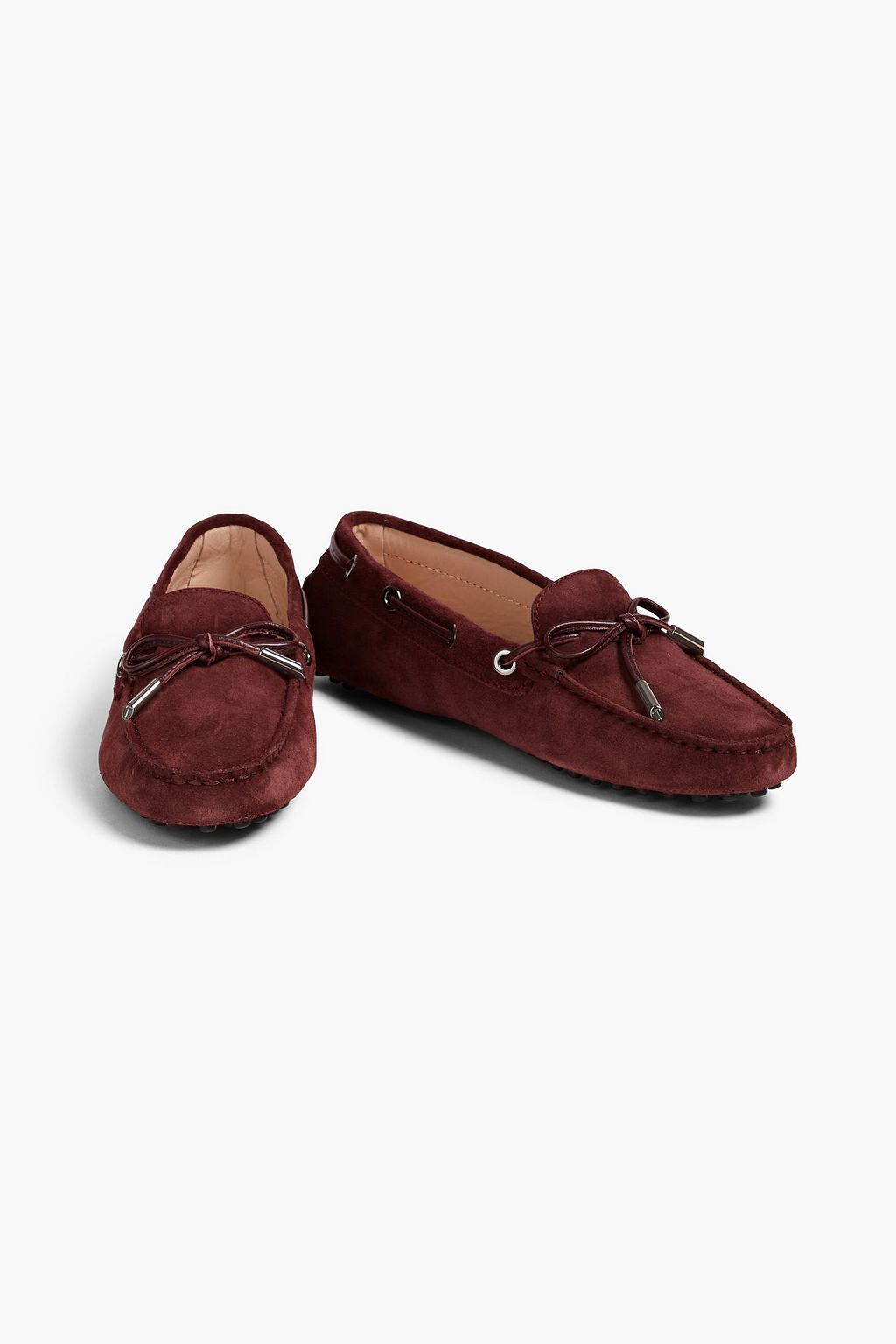TOD'S حذاء لوفر ’هيفين لاسيتو’ من الجلد السويدي