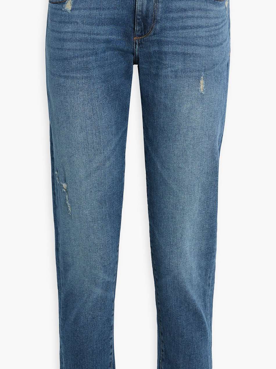 riley distressed mid-rise boyfriend jeans