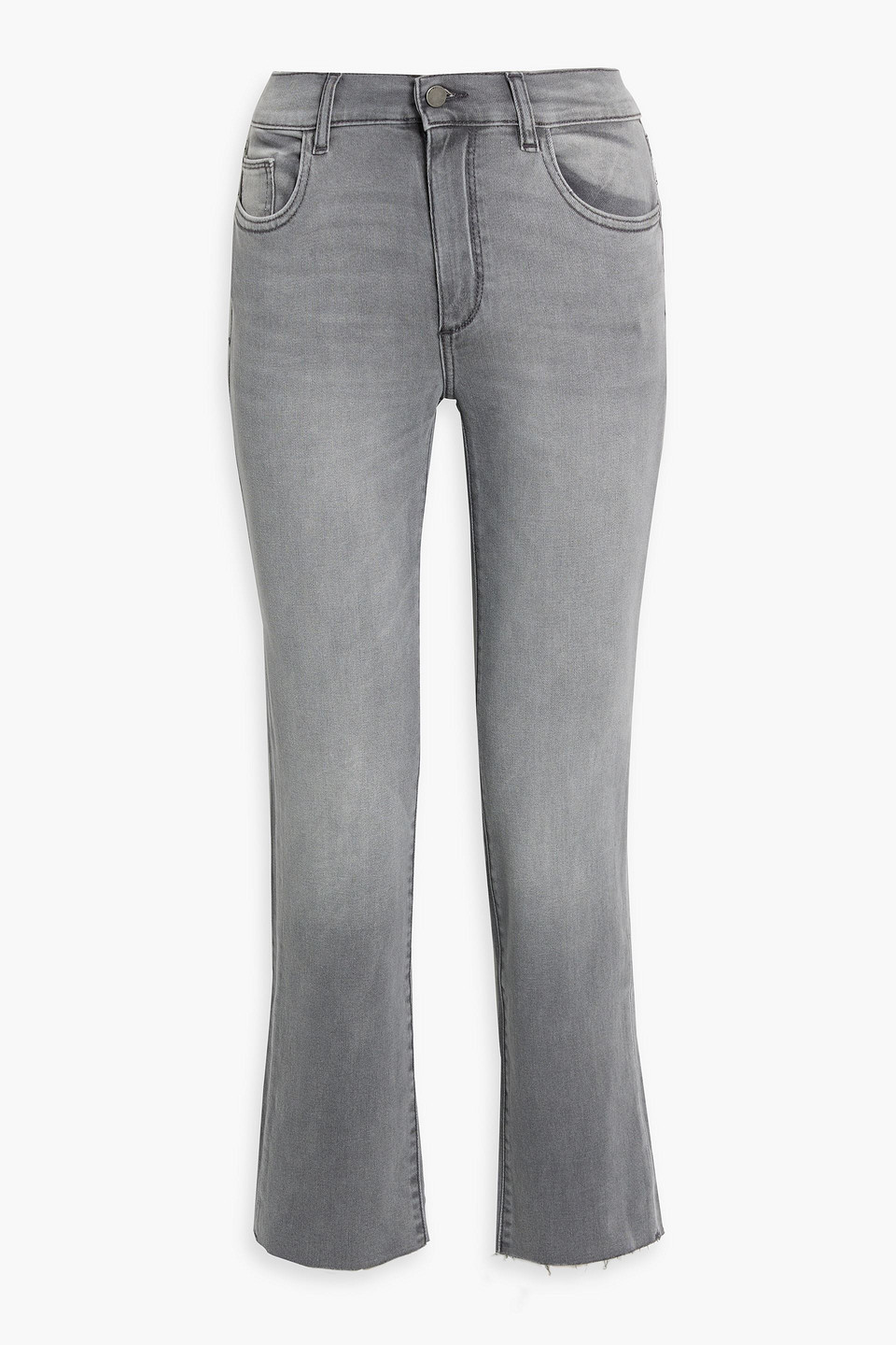 Mara cropped mid-rise straight-leg jeans