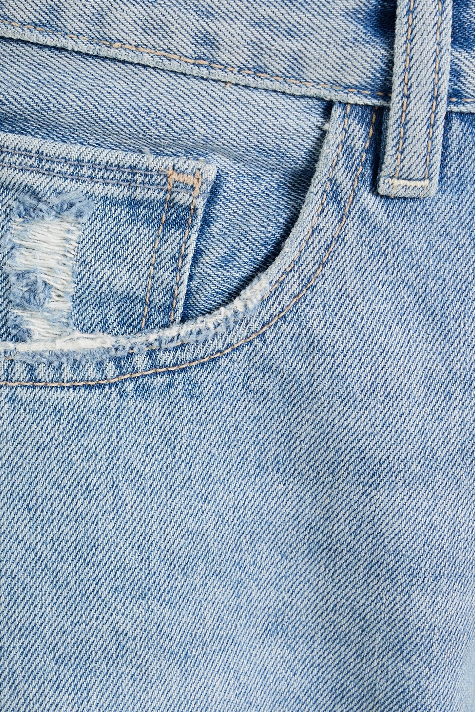 Dl1961 Lela Distressed High-rise Skinny Jeans In Light Denim