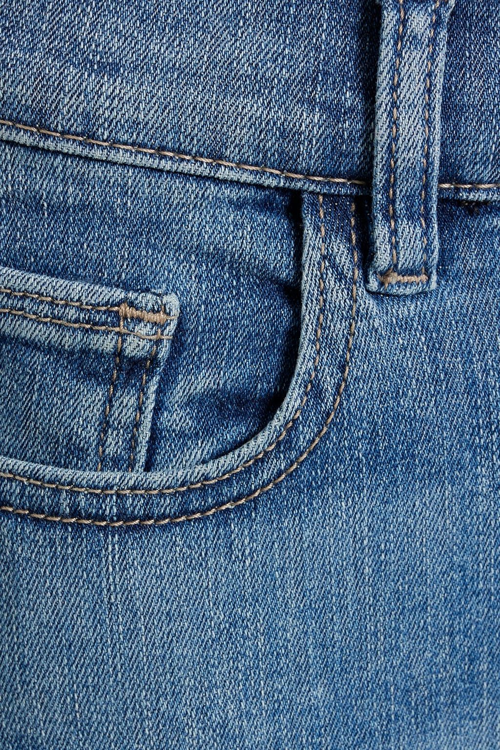 DL1961 Mara faded mid-rise slim-leg jeans