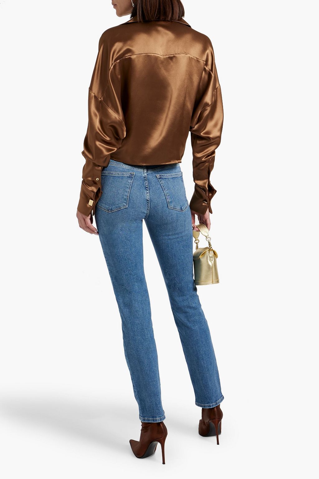 DL1961 Mara faded mid-rise slim-leg jeans