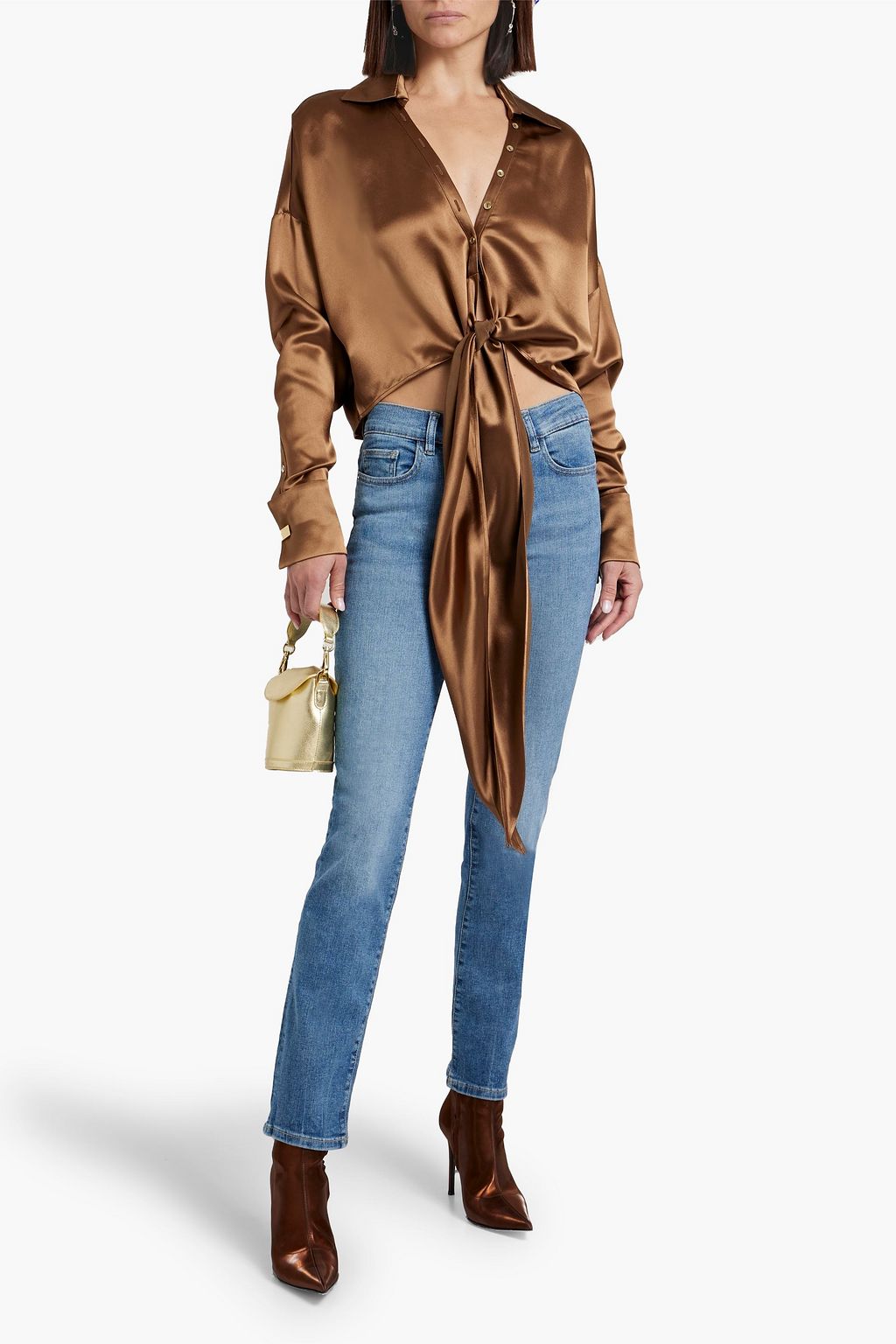 DL1961 Mara faded mid-rise slim-leg jeans