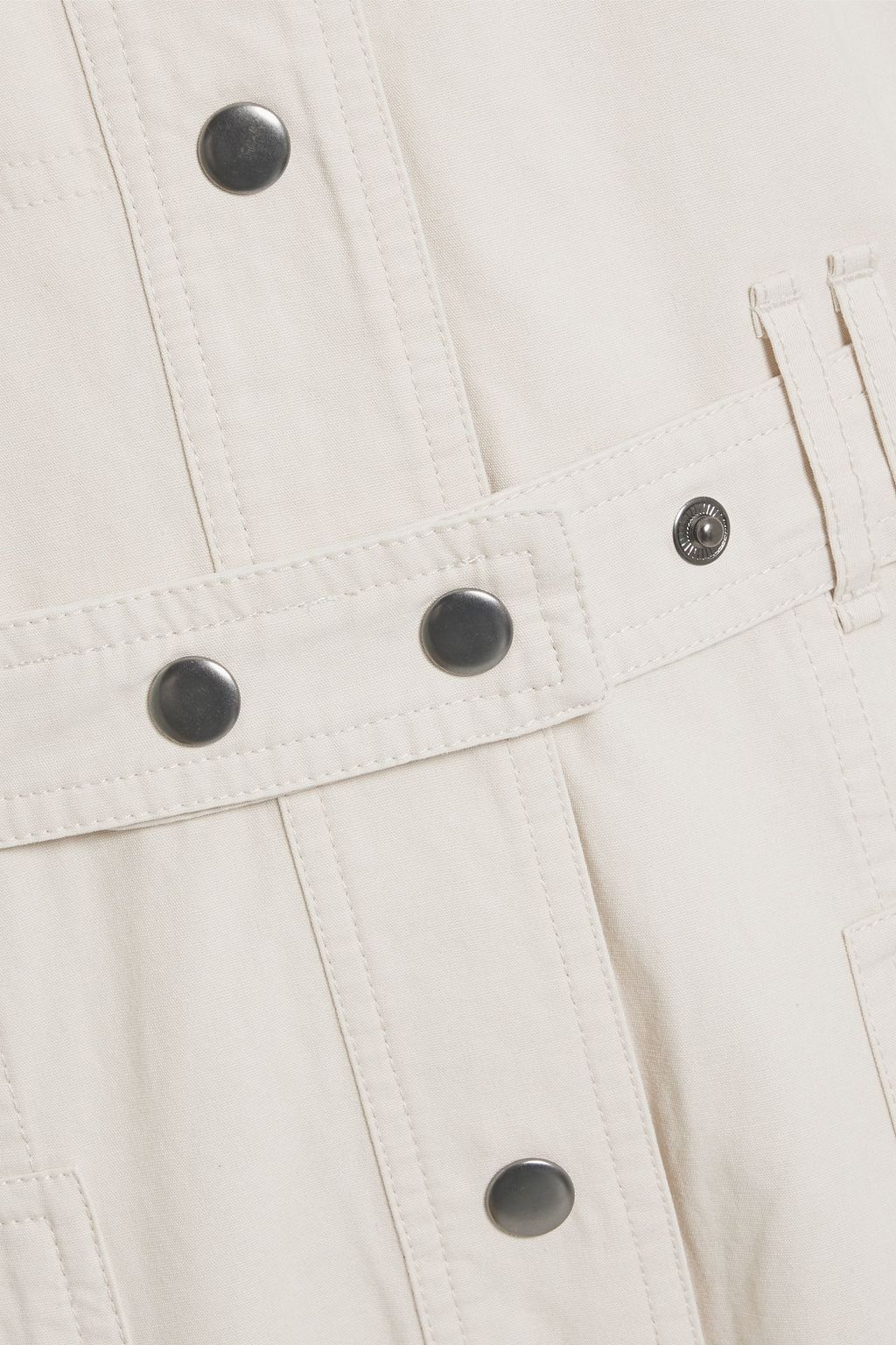 MARANT ÉTOILE Ruthel belted cotton-gabardine jumpsuit