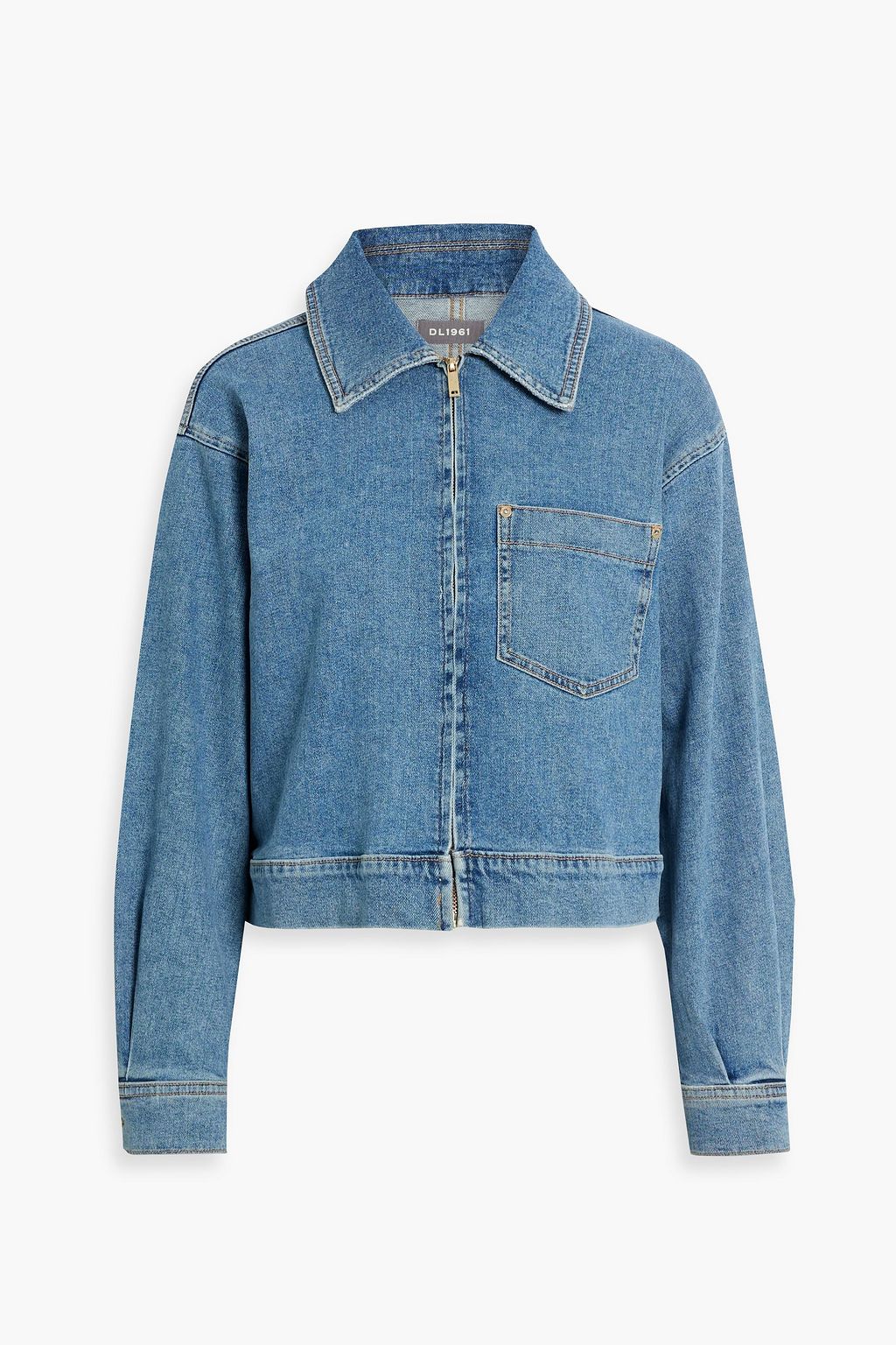 DL1961 Tilda cropped denim jacket | THE OUTNET