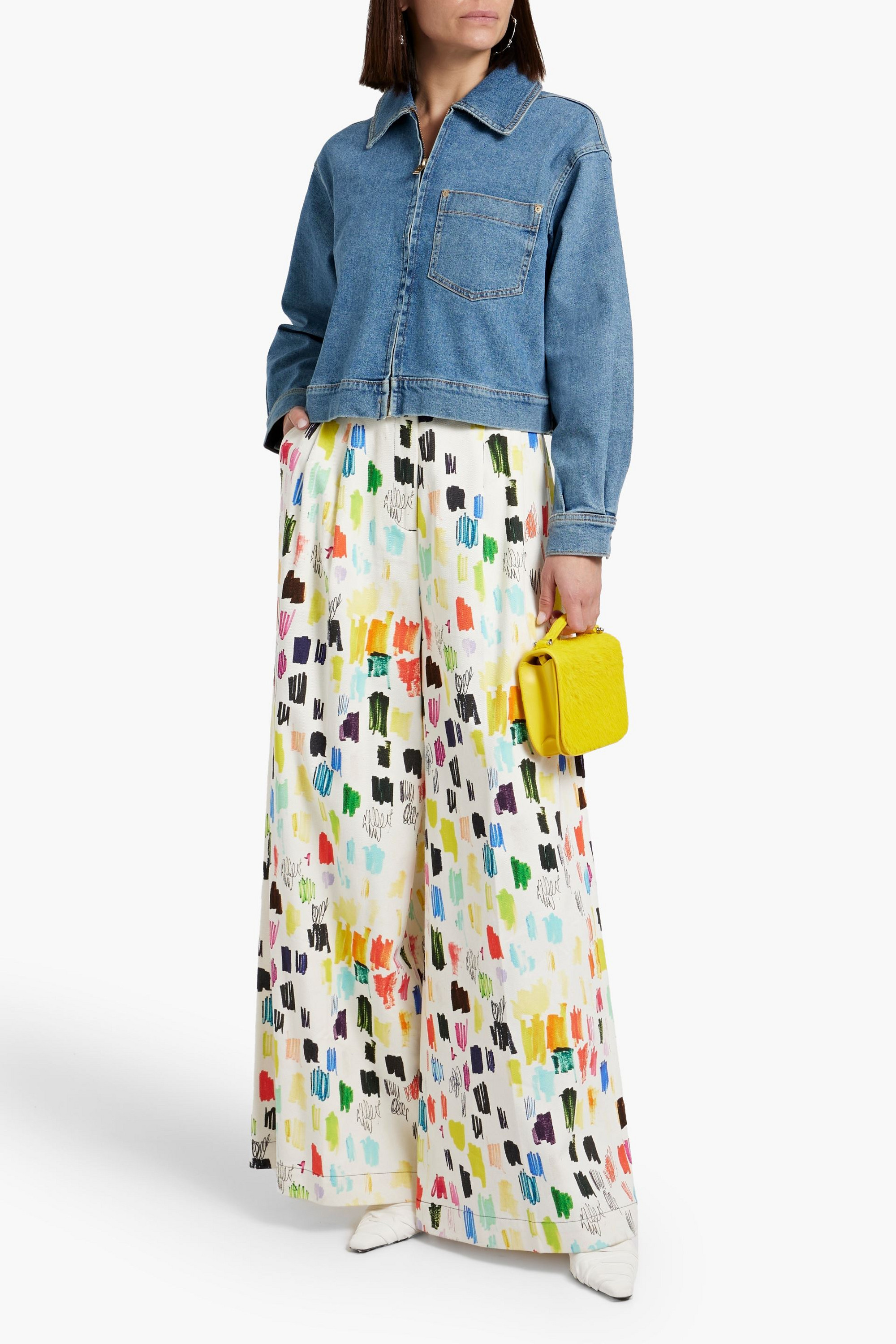 DL1961 Tilda cropped denim jacket