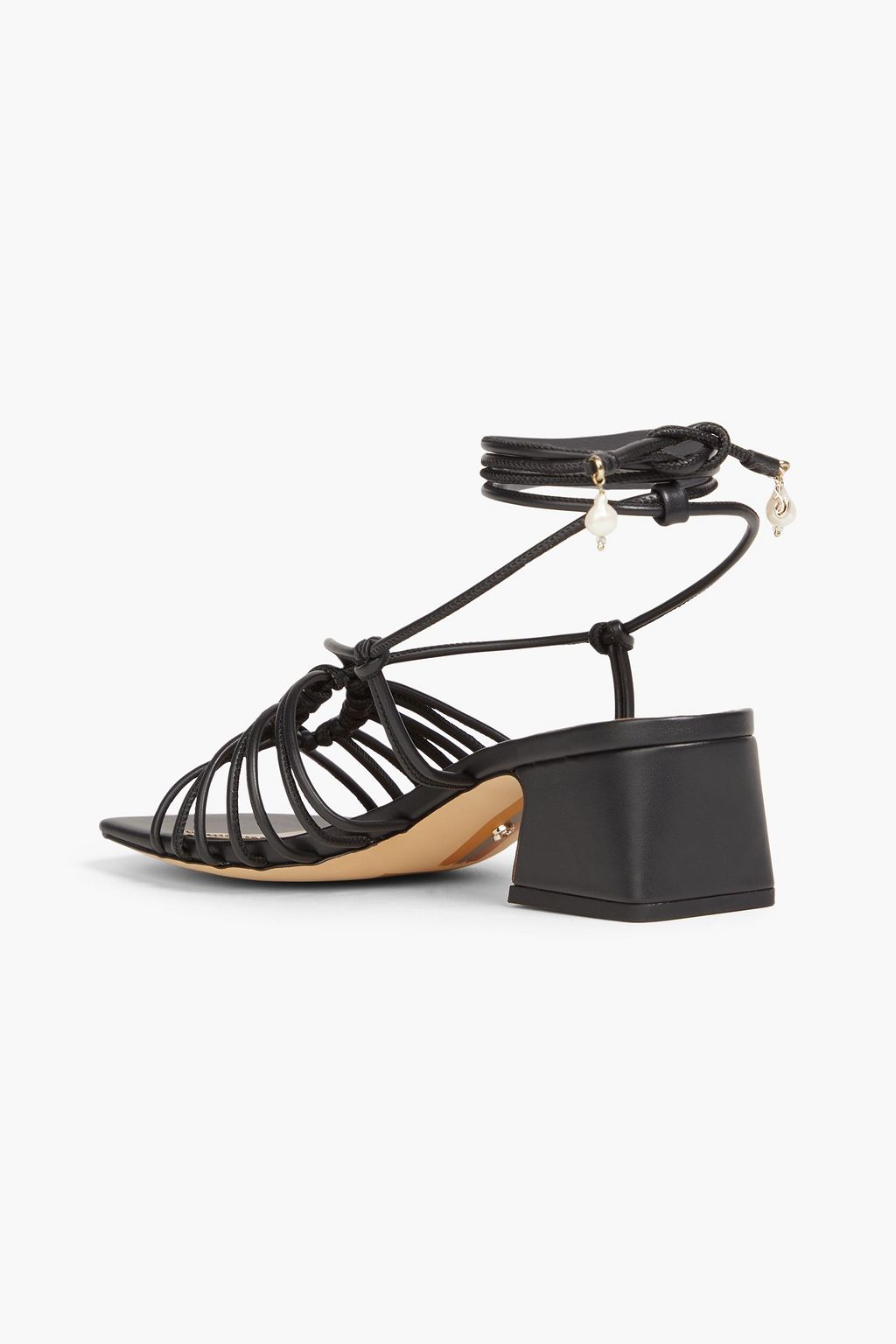 SAM EDELMAN Westley knotted leather sandals | THE OUTNET