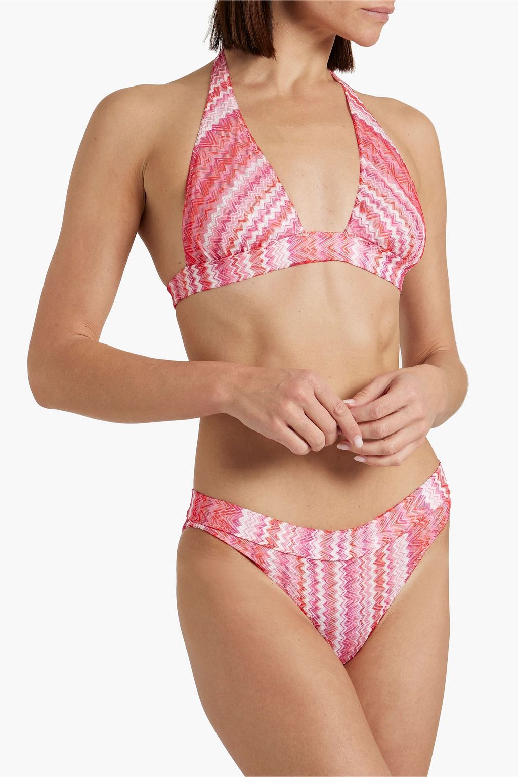 MISSONI Mare crochet-knit triangle bikini