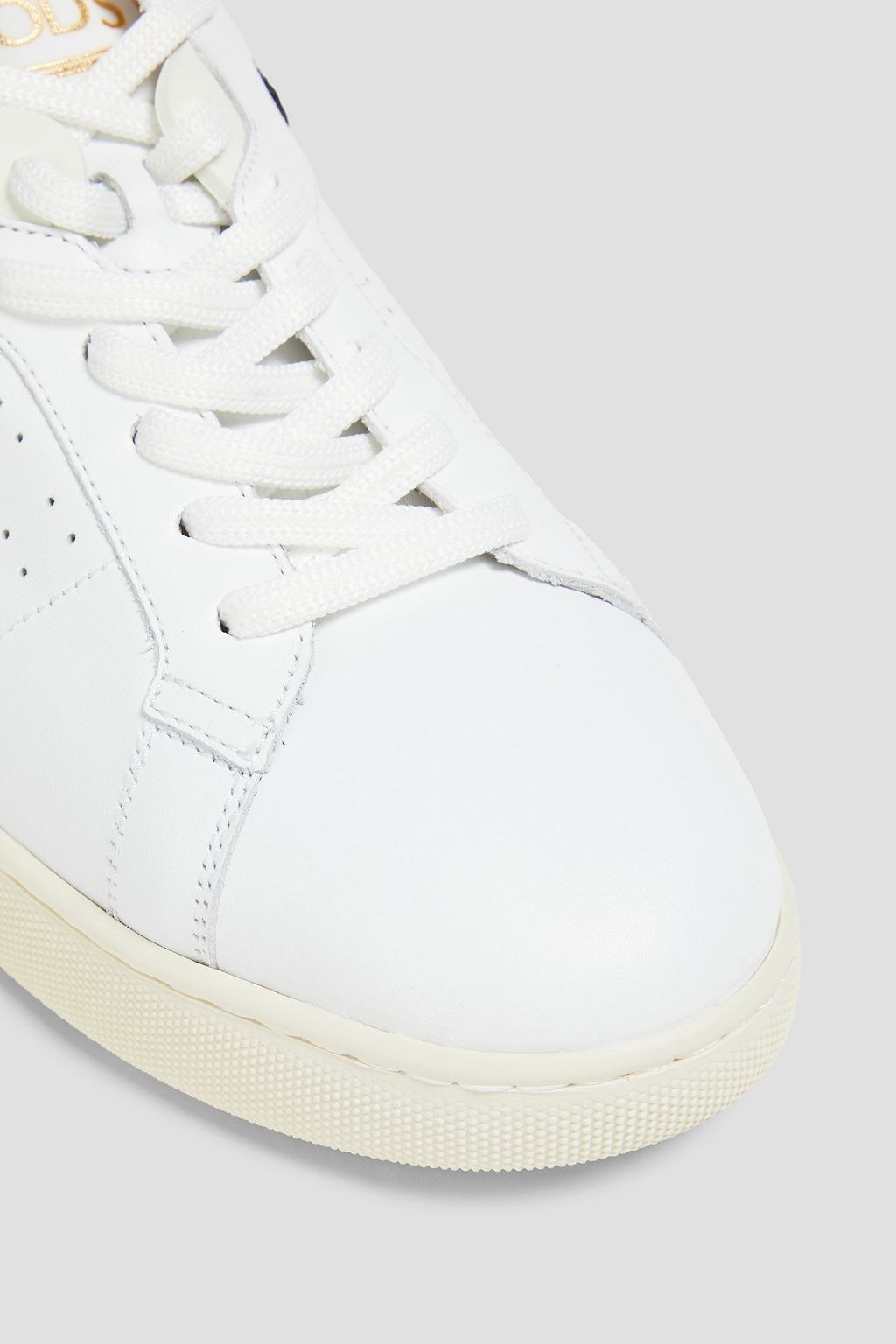 TOD'S Smooth and patent-leather sneakers
