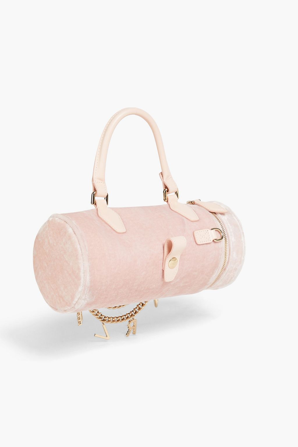 ROGER VIVIER Embellished velvet tote