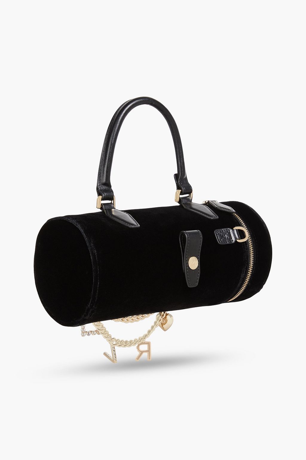 ROGER VIVIER Embellished velvet tote