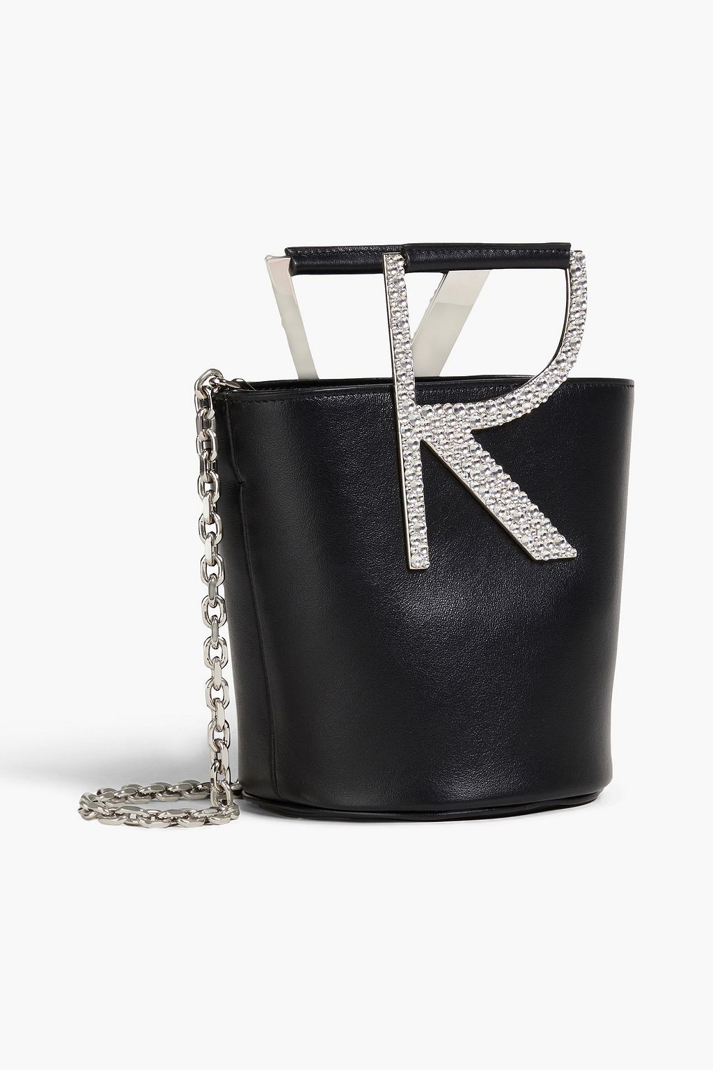 ROGER VIVIER RV レザー バケットバッグ