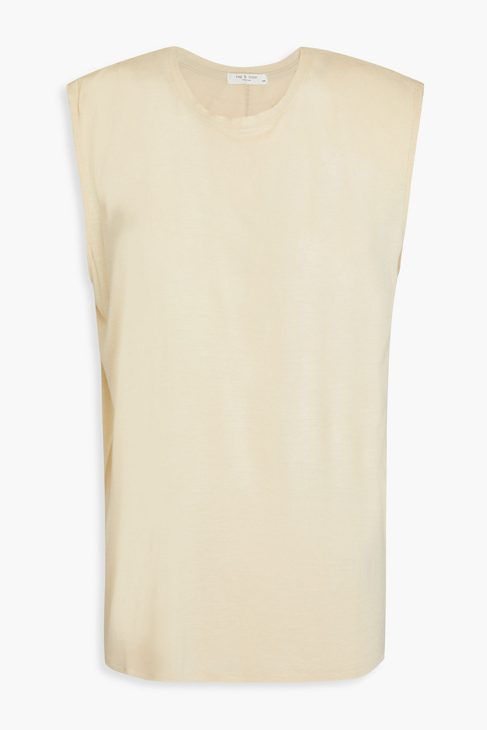 rag & bone - Michal slub jersey tank - Neutral - XS