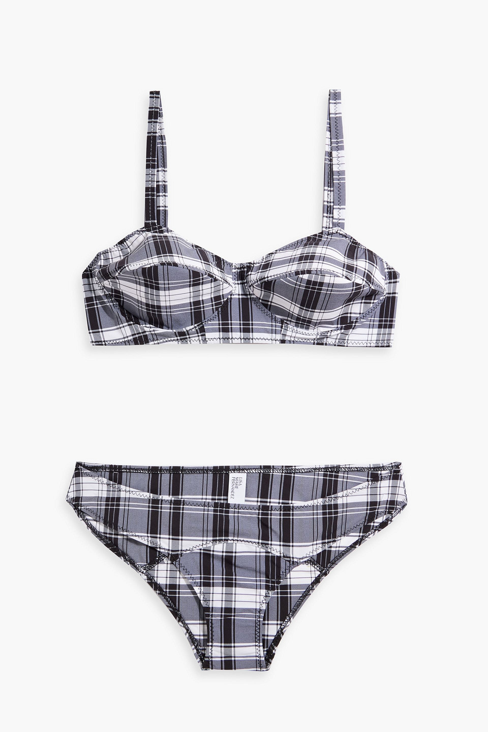 Goldwyn checked bikini