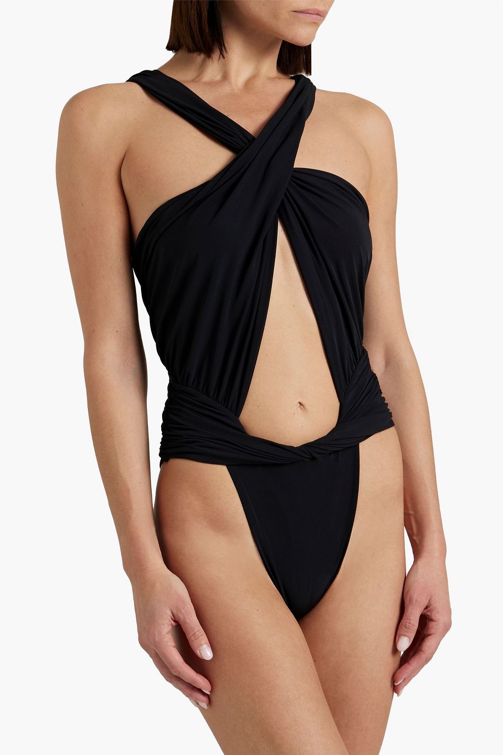 MAGDA BUTRYM Cutout twisted swimsuit