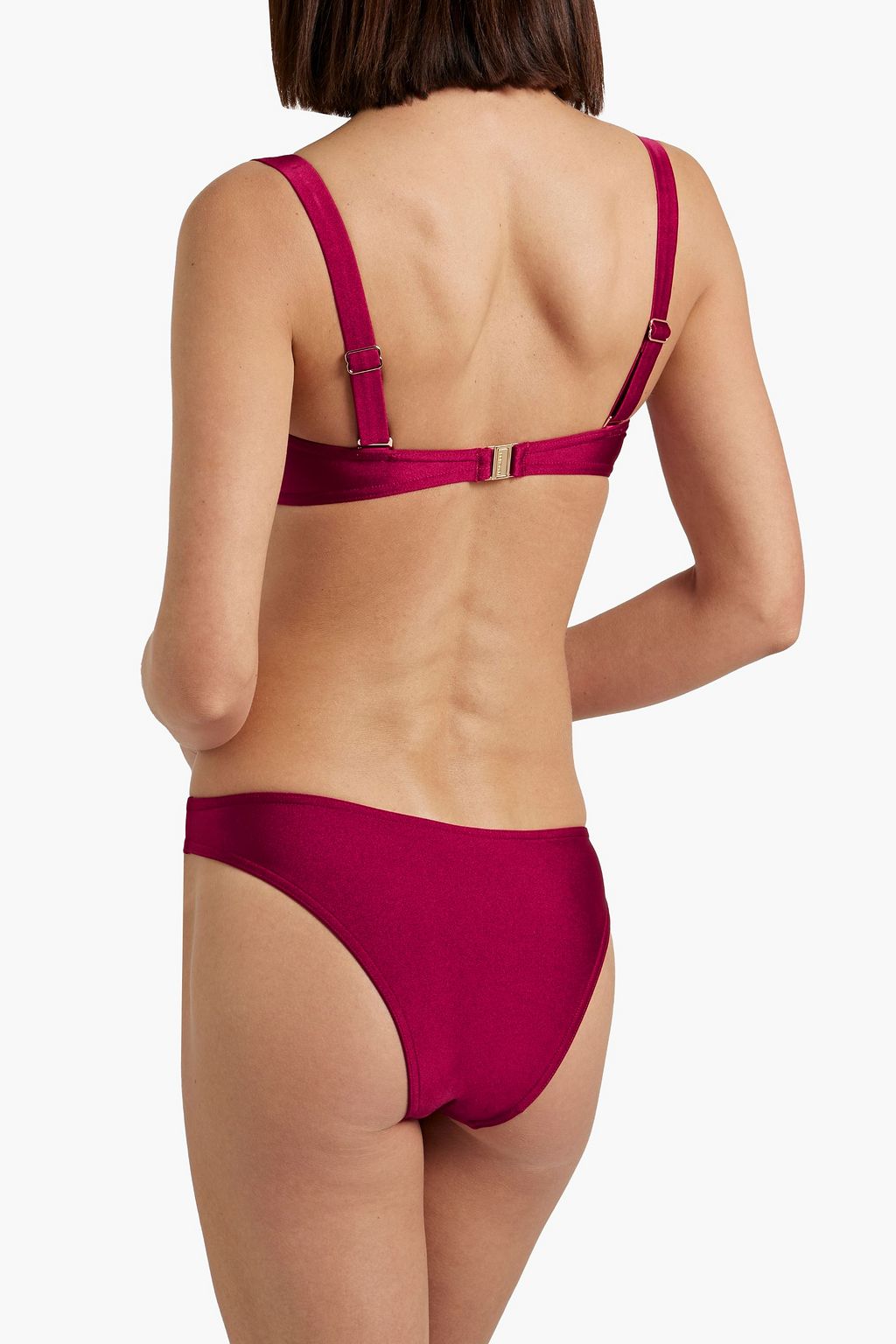 ZIMMERMANN Chain-embellished floral-print low-rise bikini briefs