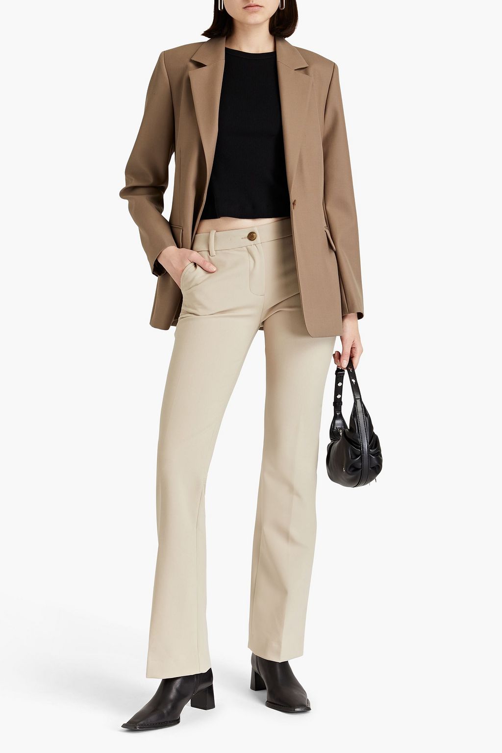 RAG & BONE 크레이프 부츠컷 팬츠
