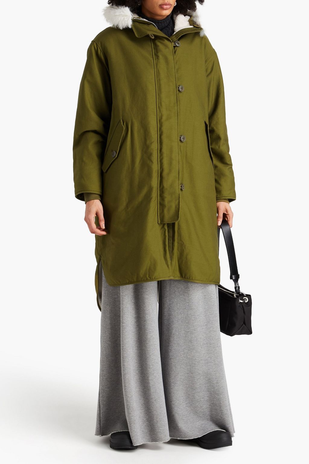 RAG & BONE 코튼 트윌 후드 파카