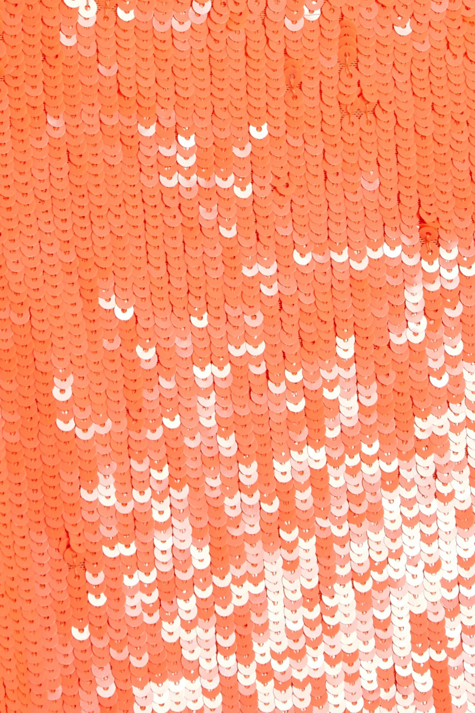 Alice And Olivia Fifi Sequined Stretch-tulle Mini Dress In Orange