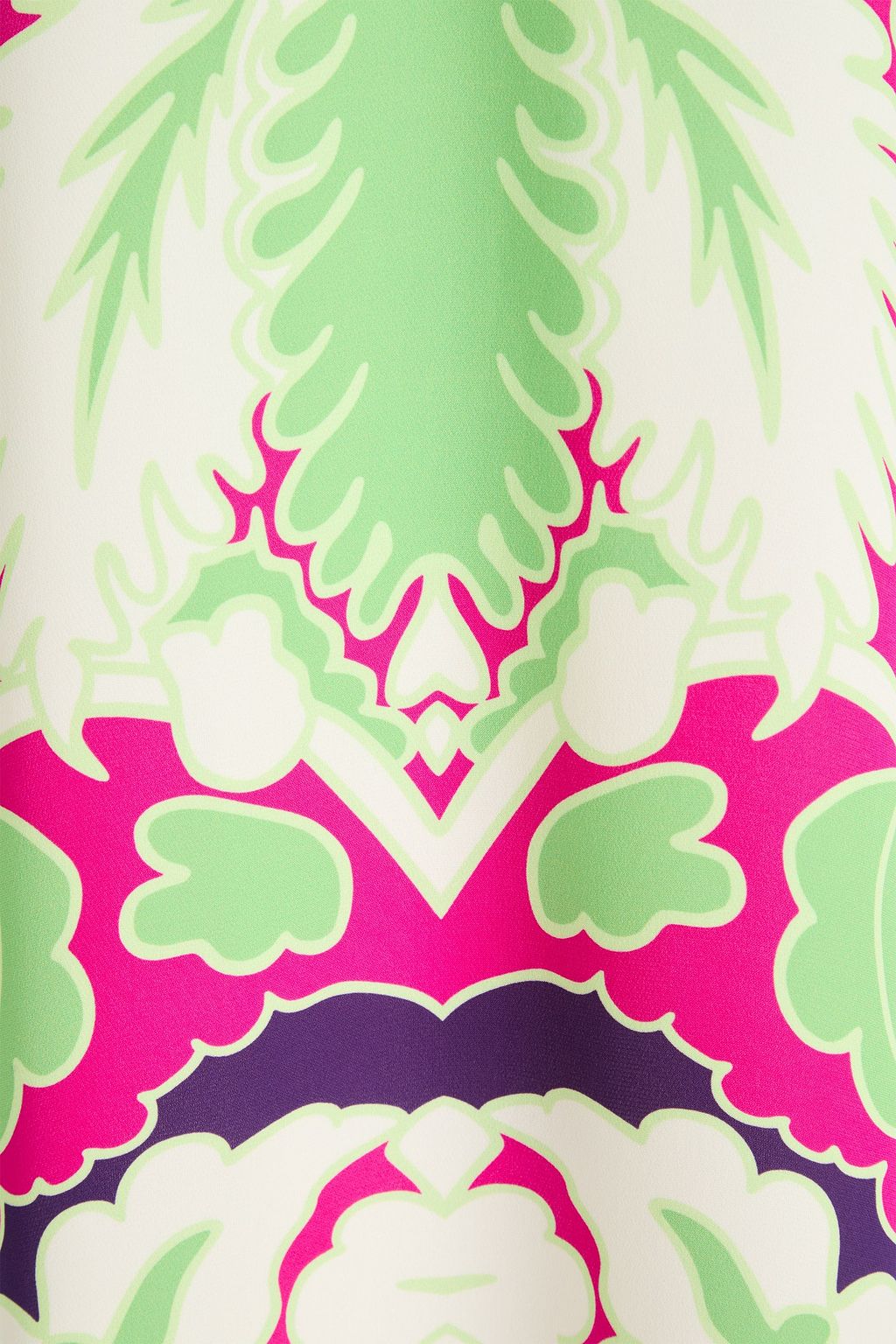 VALENTINO GARAVANI Printed silk-crepe midi dress