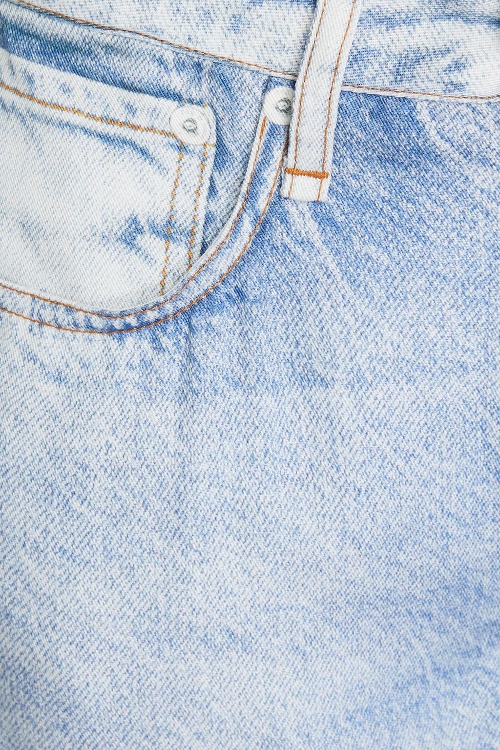 RAG & BONE テンセル クロップド ストレートレッグパンツ デニム風
