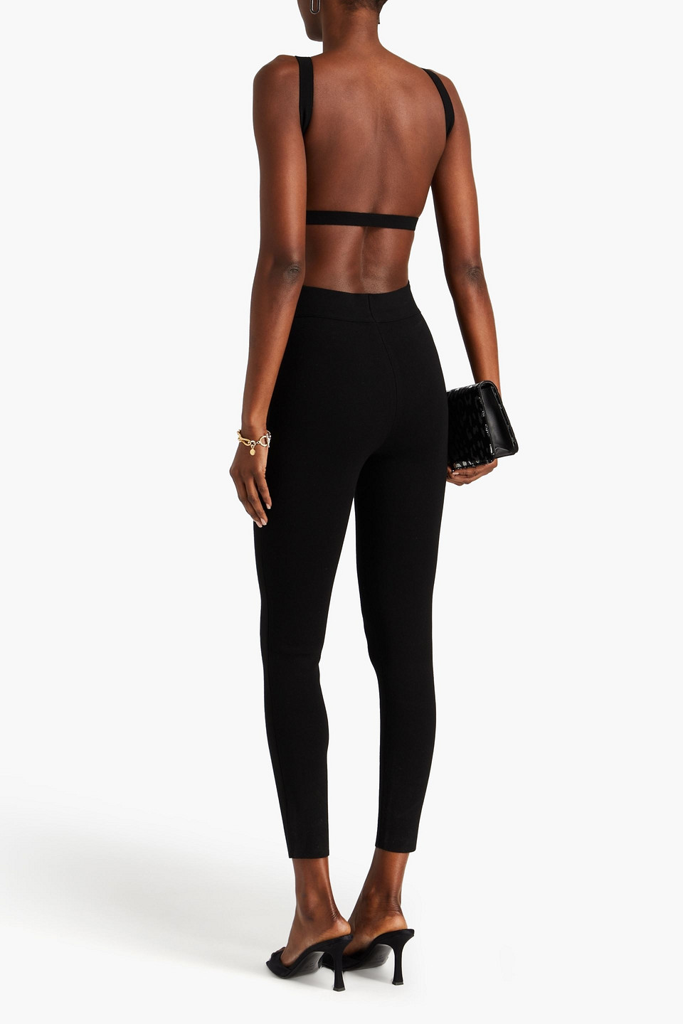  Zeynep Arcay - Open-back Stretch-nit Jumpsuit - Black - Us 10 