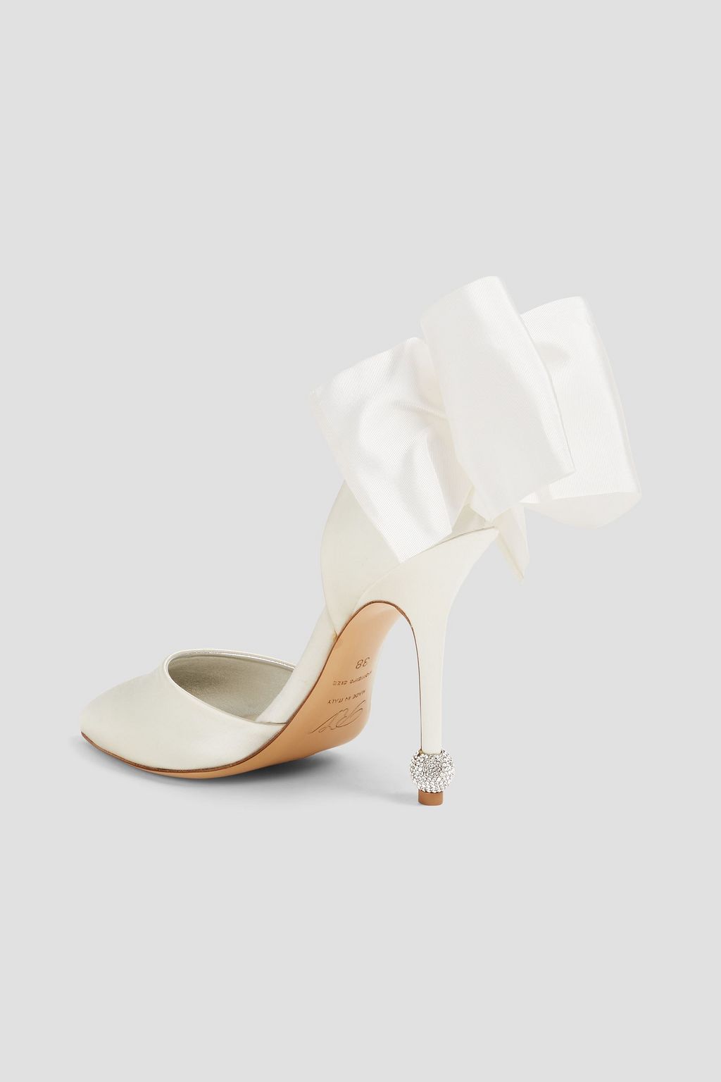 ROGER VIVIER Embellished satin pumps