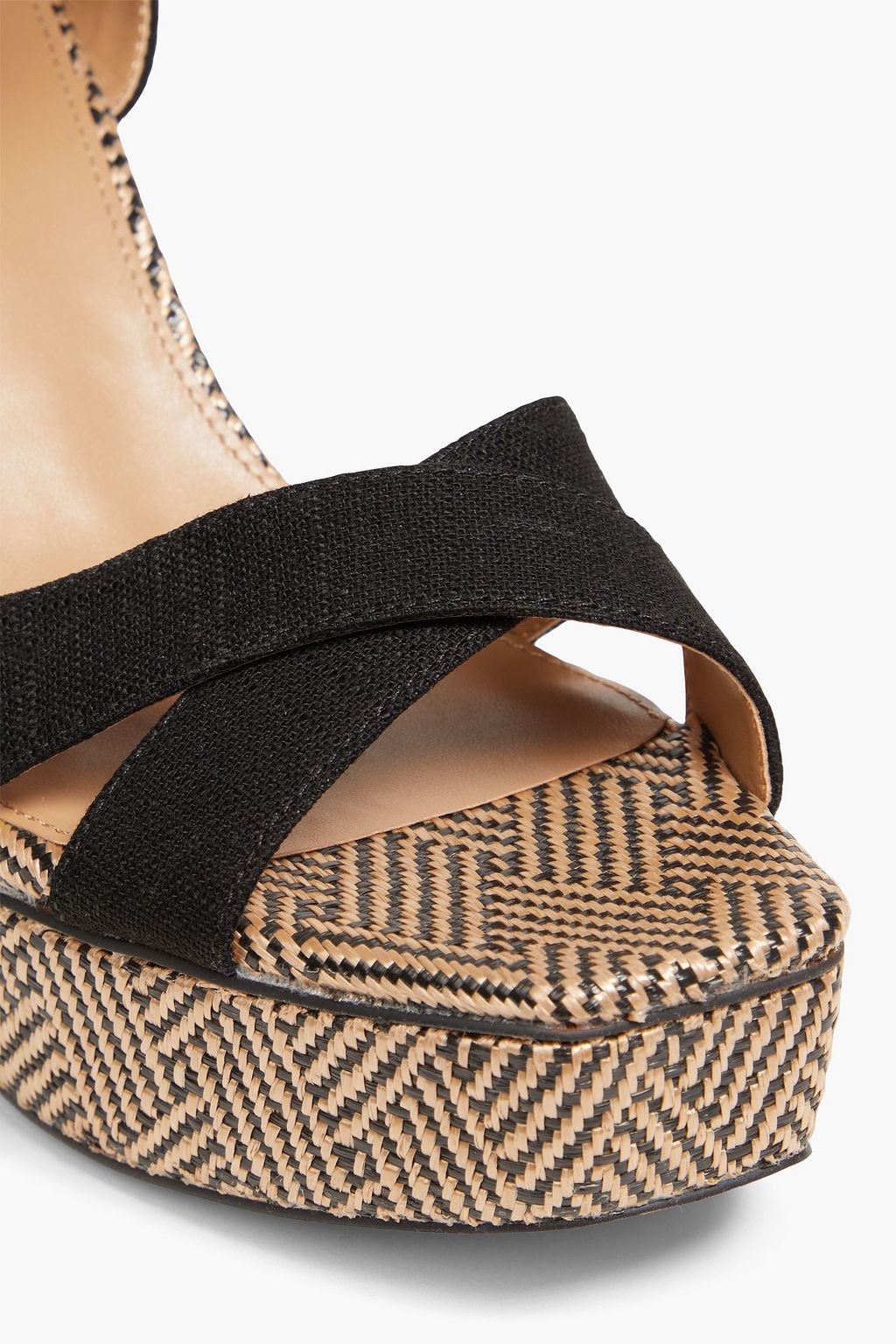 SAM EDELMAN صندل «نوليتا» بنعل سميك مصنوع من نسيج محبوك