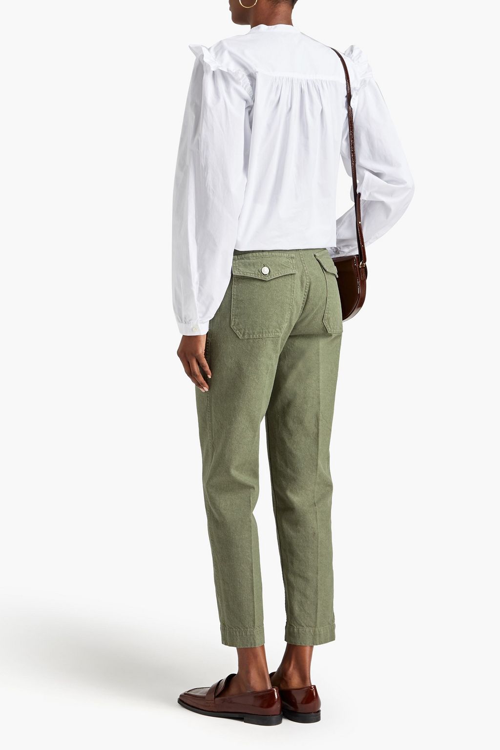 OFFICINE GÉNÉRALE Saskia high-rise straight-leg jeans