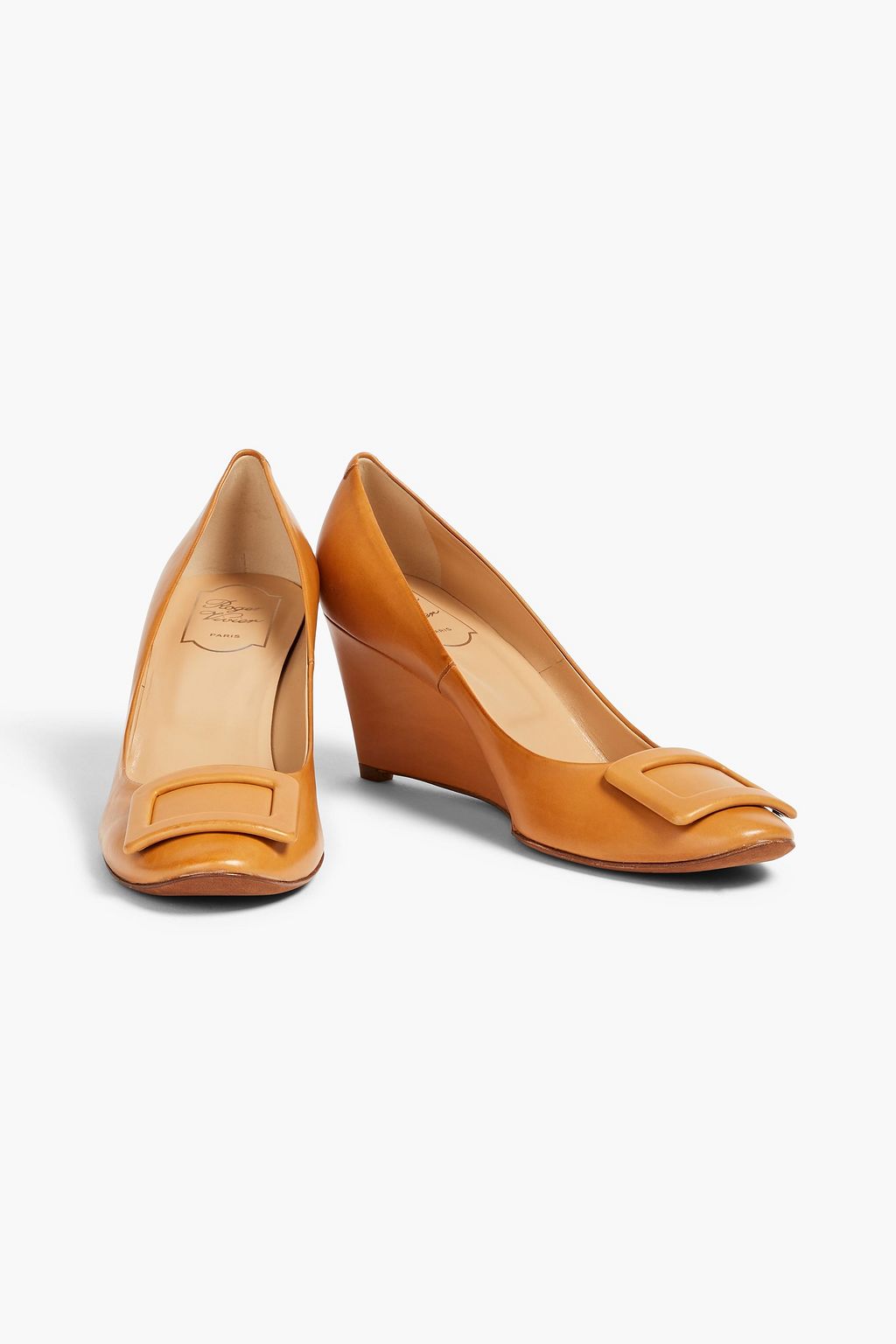ROGER VIVIER レザー パンプス