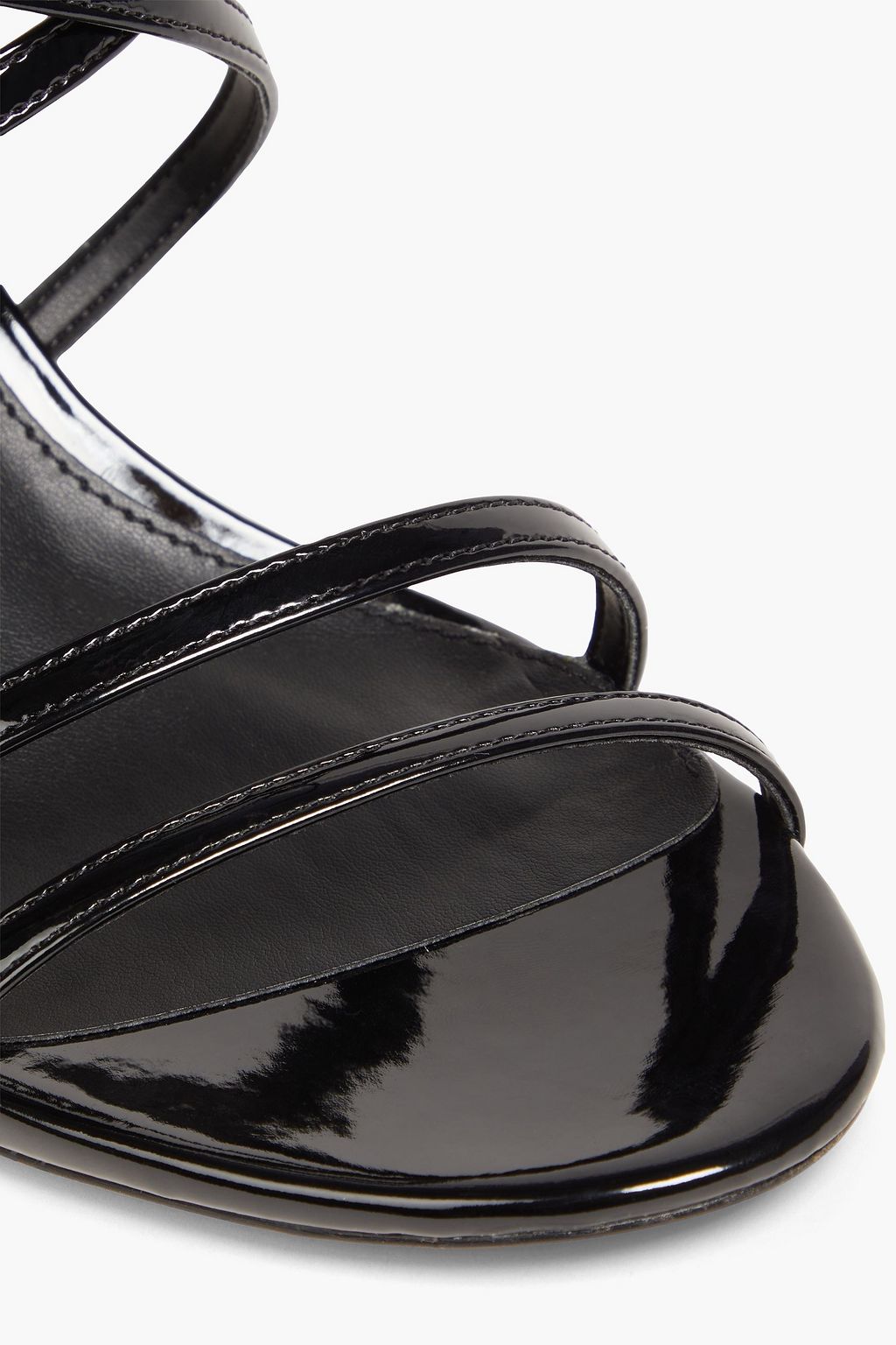 SAM EDELMAN Delanie faux patent-leather sandals