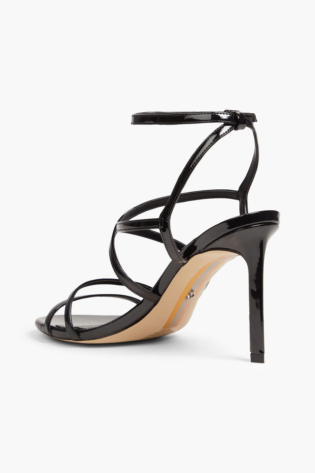 SAM EDELMAN Delanie faux patent-leather sandals