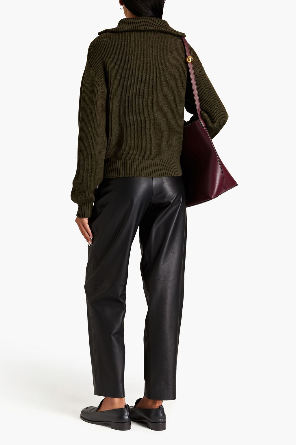 OFFICINE GÉNÉRALE Tiphanie merino wool half-zip sweater