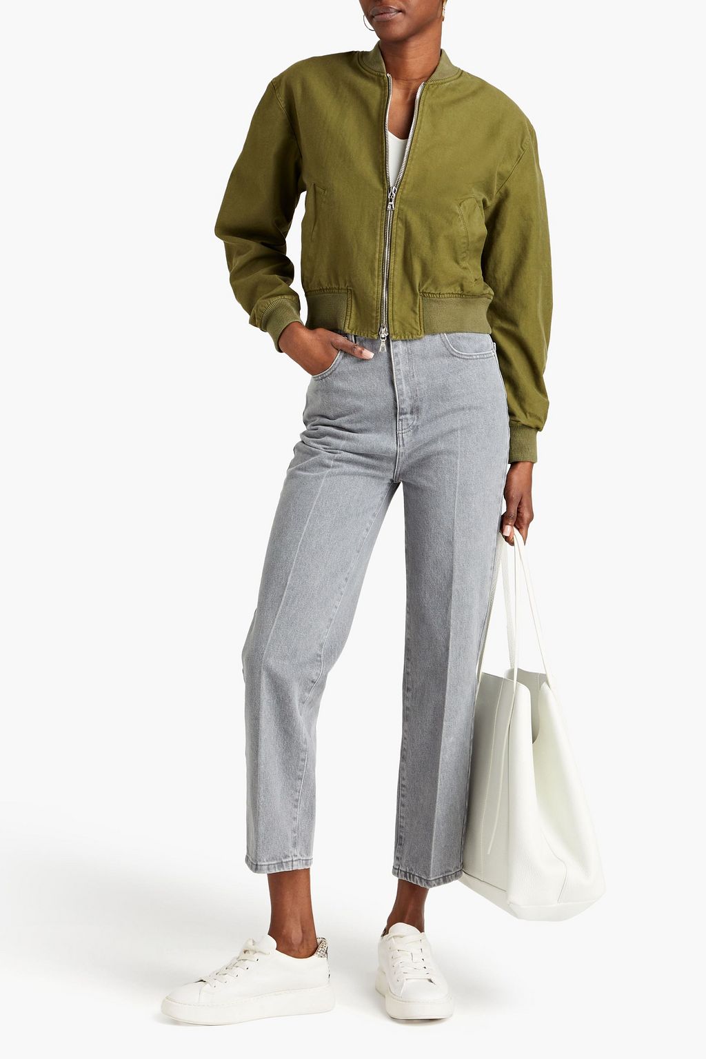 OFFICINE GÉNÉRALE Cotton bomber jacket