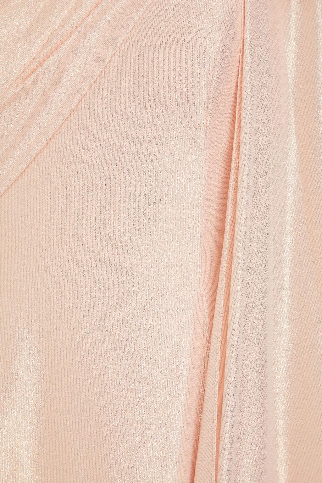 JENNY PACKHAM 원 숄더 보우 디테일 라메 가운