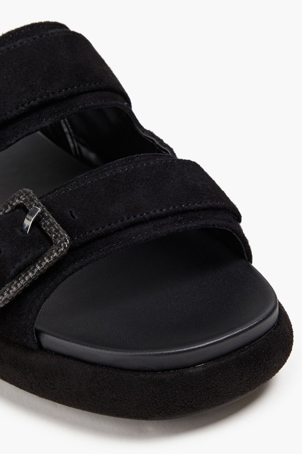 SAM EDELMAN حذاء سلايد «كينزي» مصنوع من جلد السويد ومزود بإبزيم
