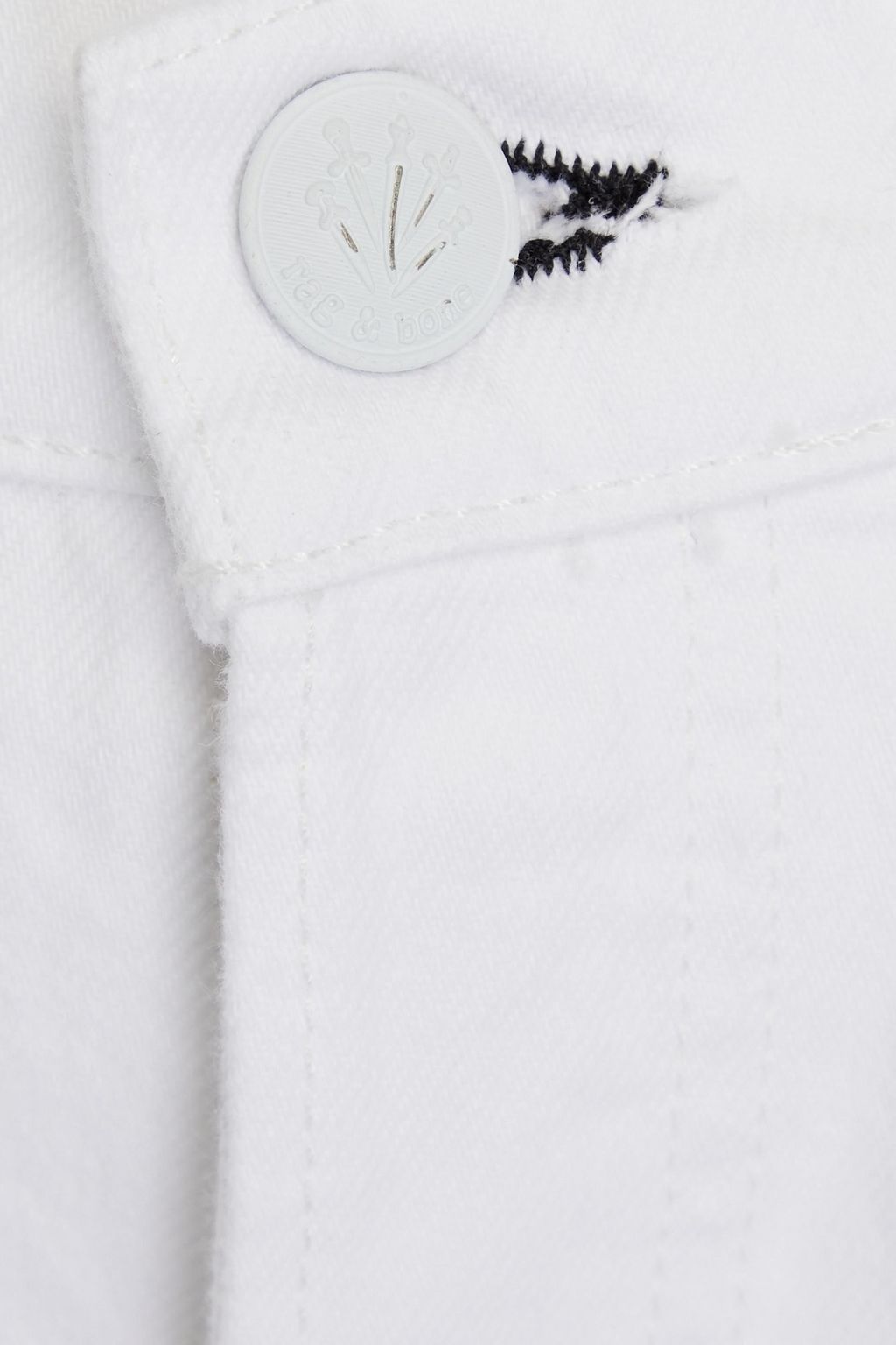 RAG & BONE جينز «آندي» قصير بأرجل واسعة وبخصر عالٍ