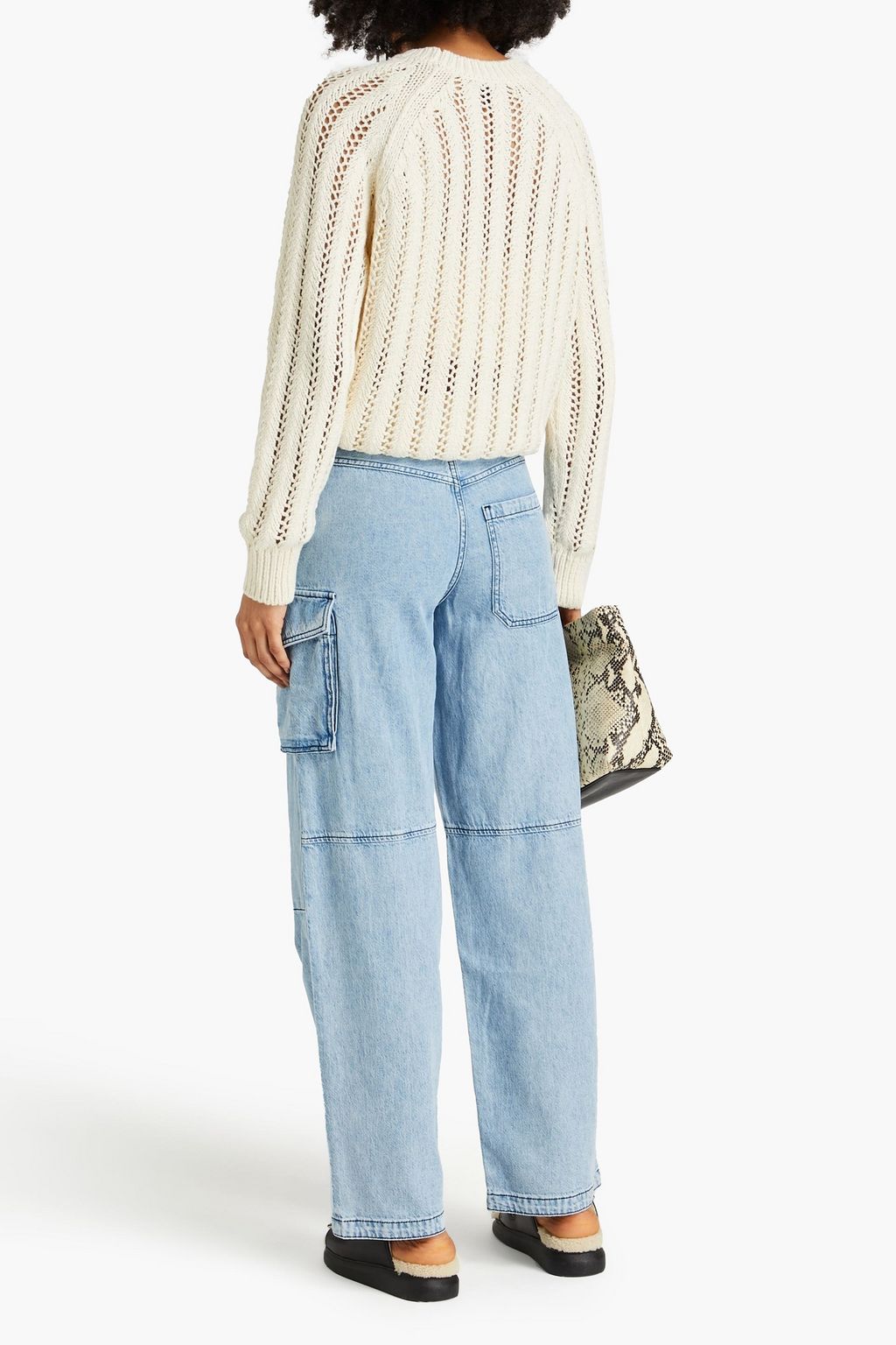 RAG & BONE Adrienne open-knit cotton-blend sweater