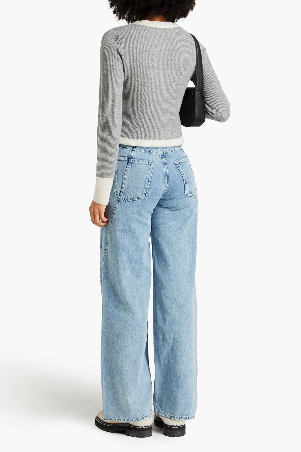 RAG & BONE Alisha high-rise wide-leg jeans
