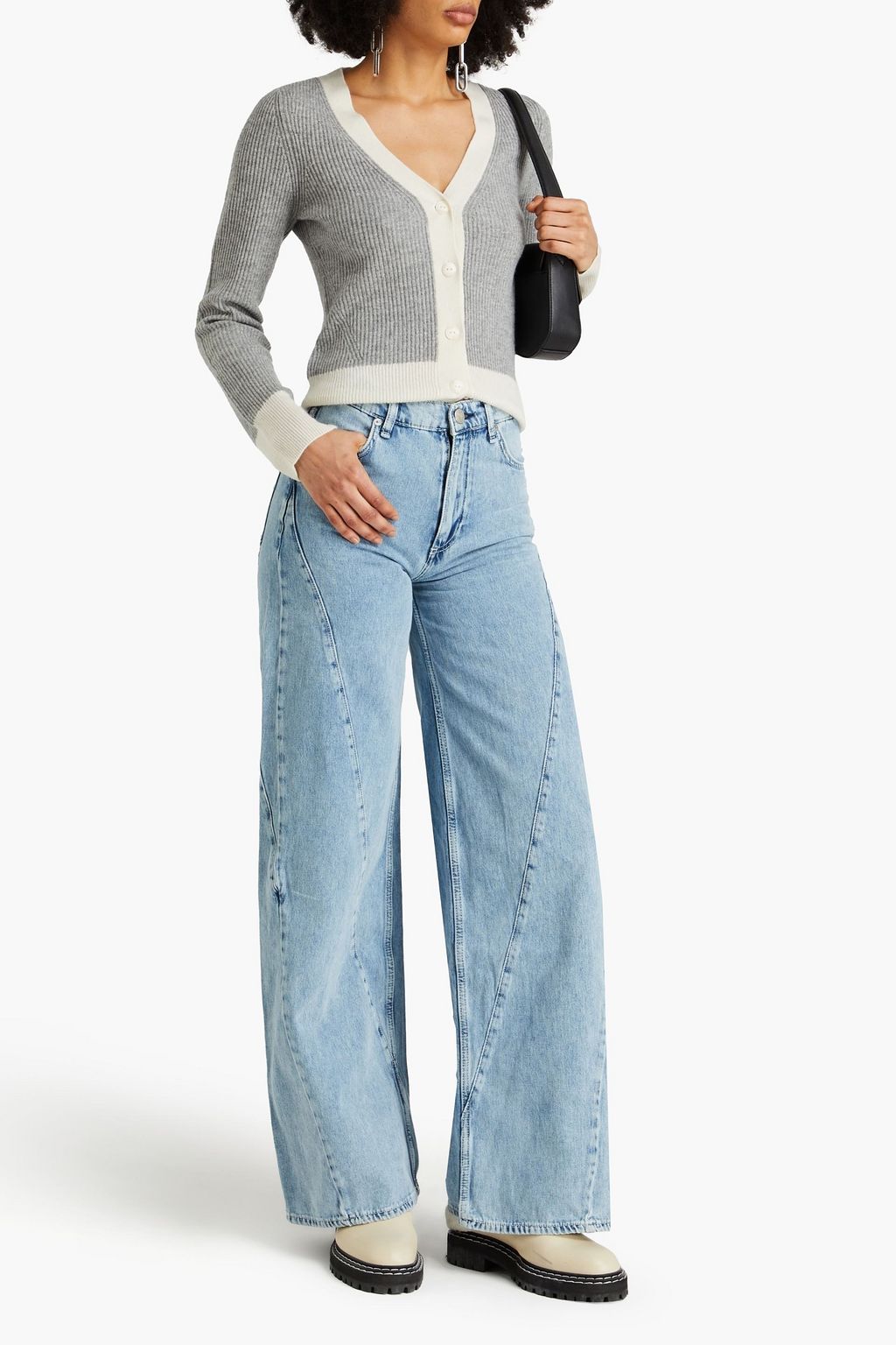 RAG & BONE Alisha high-rise wide-leg jeans