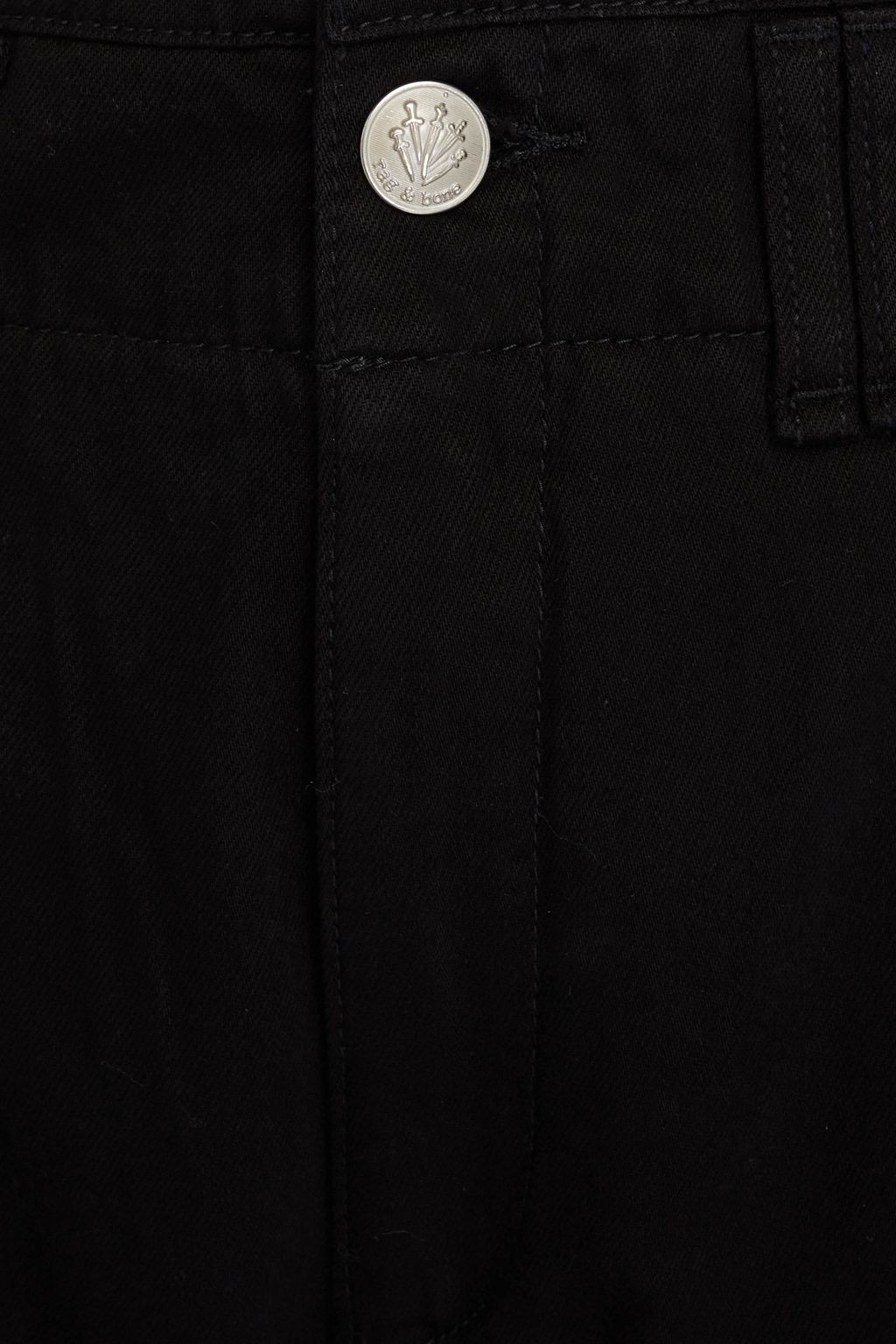 RAG & BONE جينز بأرجل مستقيمة وبخصر عالٍ مزين بكسرات
